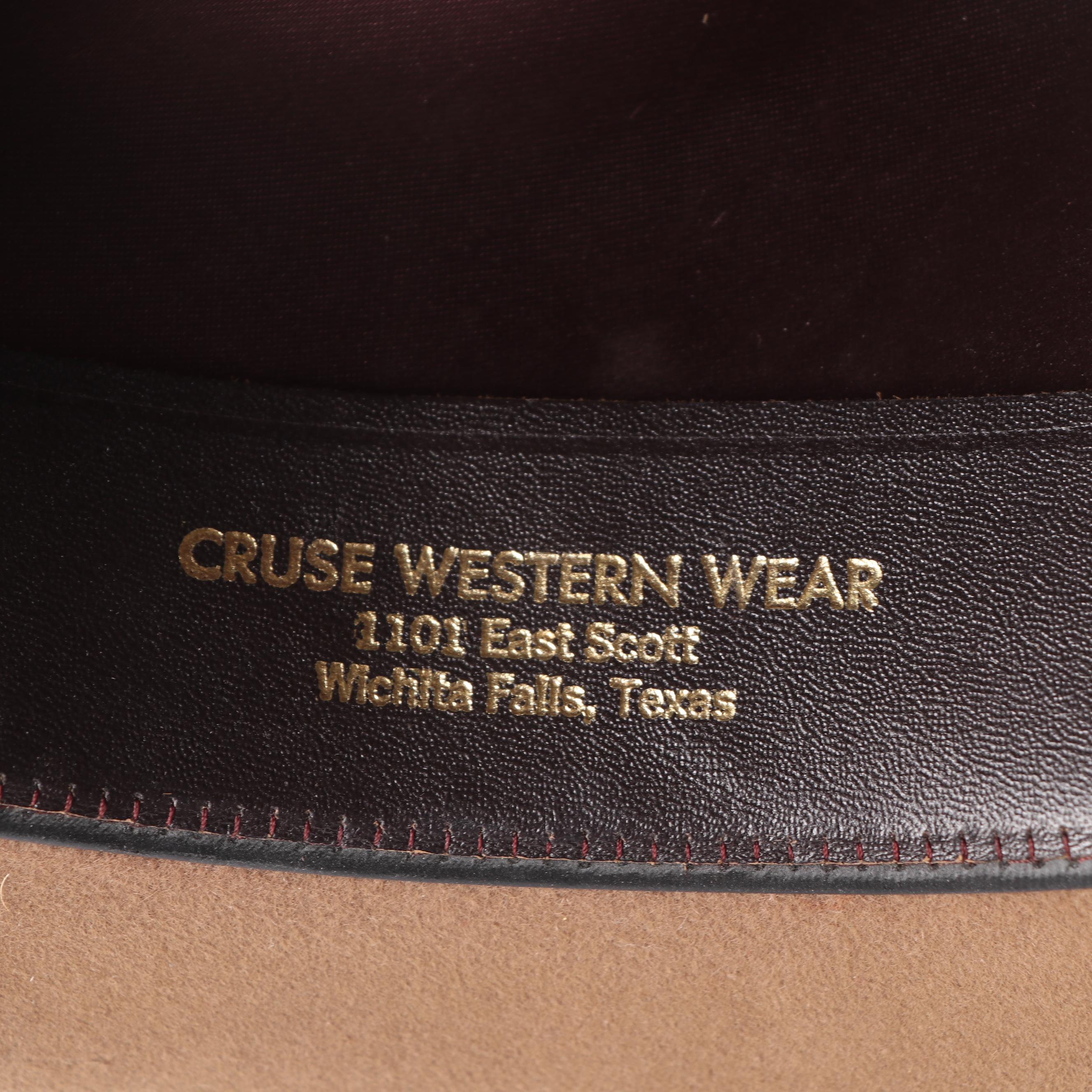 Men's Resistol Taupe 3X Felted Beaver Fur Cowboy Hat