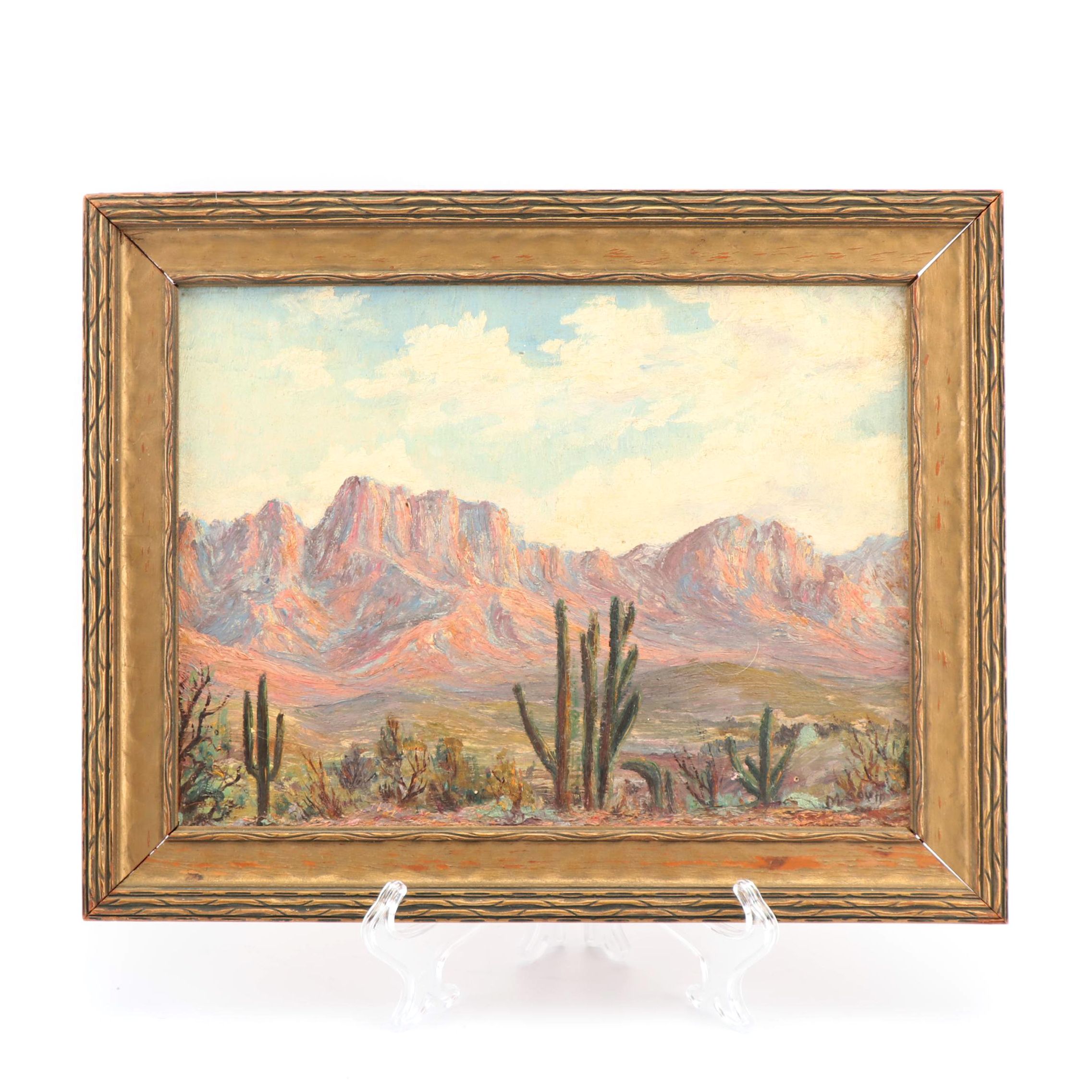 M. South Oil Painting "Santa Catalina Mts."