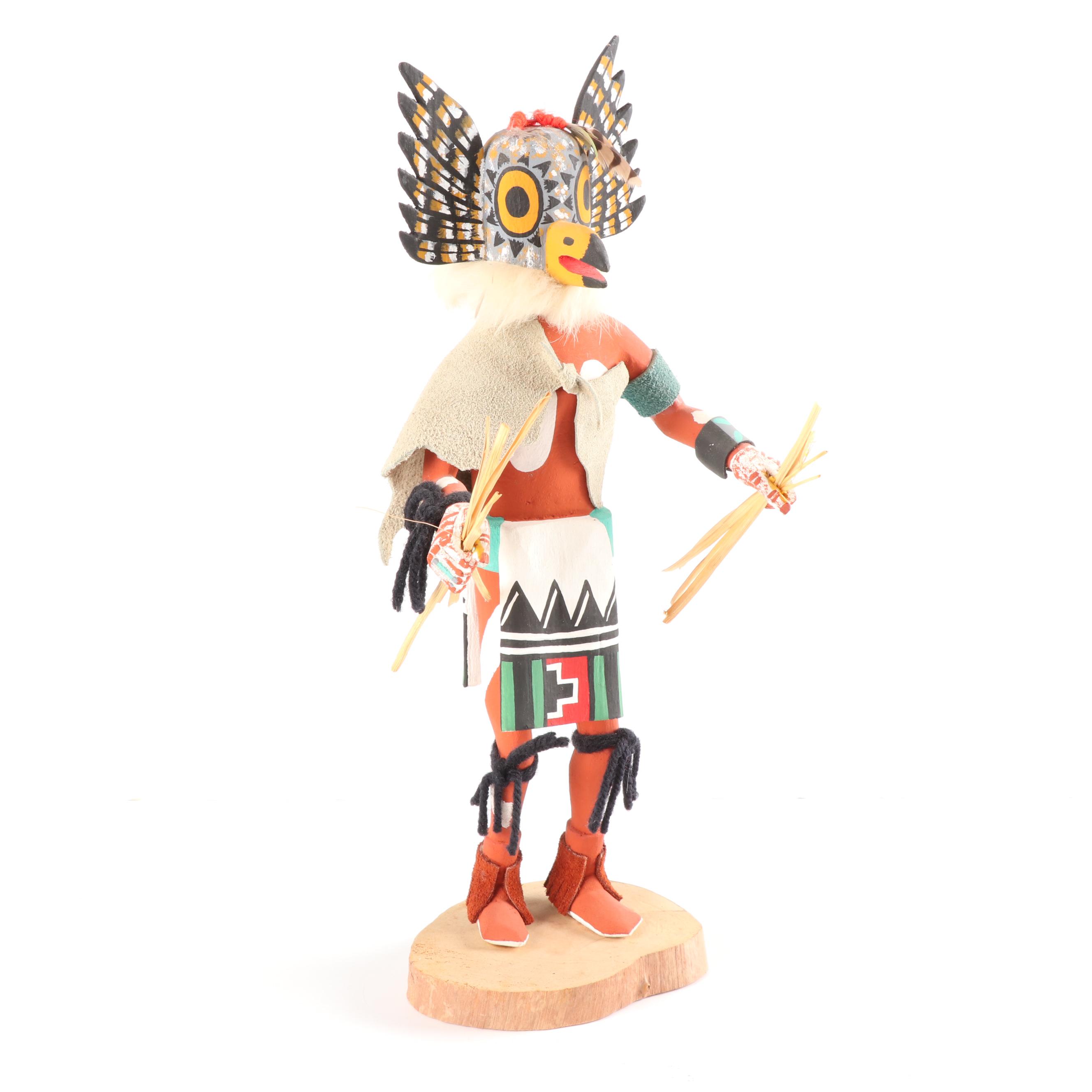 Signed Kachina Style Doll "Owl"