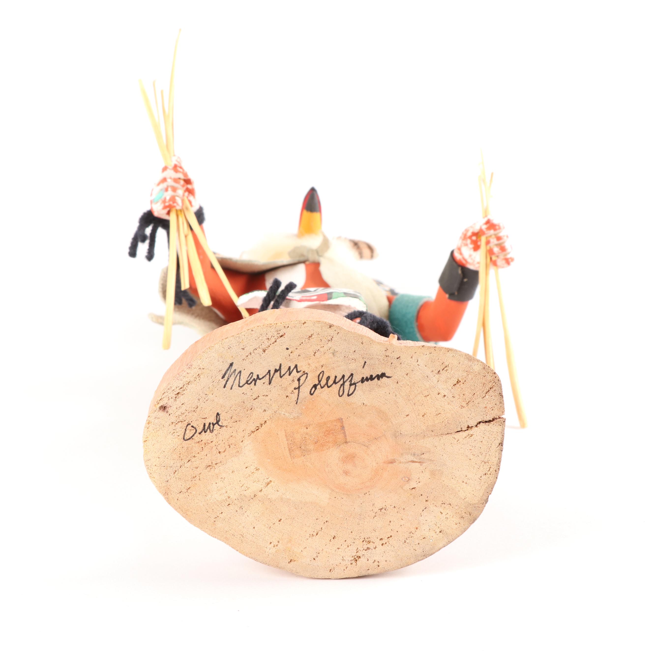 Signed Kachina Style Doll "Owl"