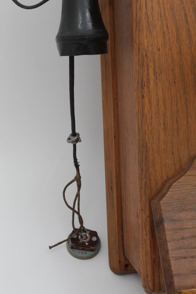 Kellogg Hand Crank Wall Phone with Rotary Dial