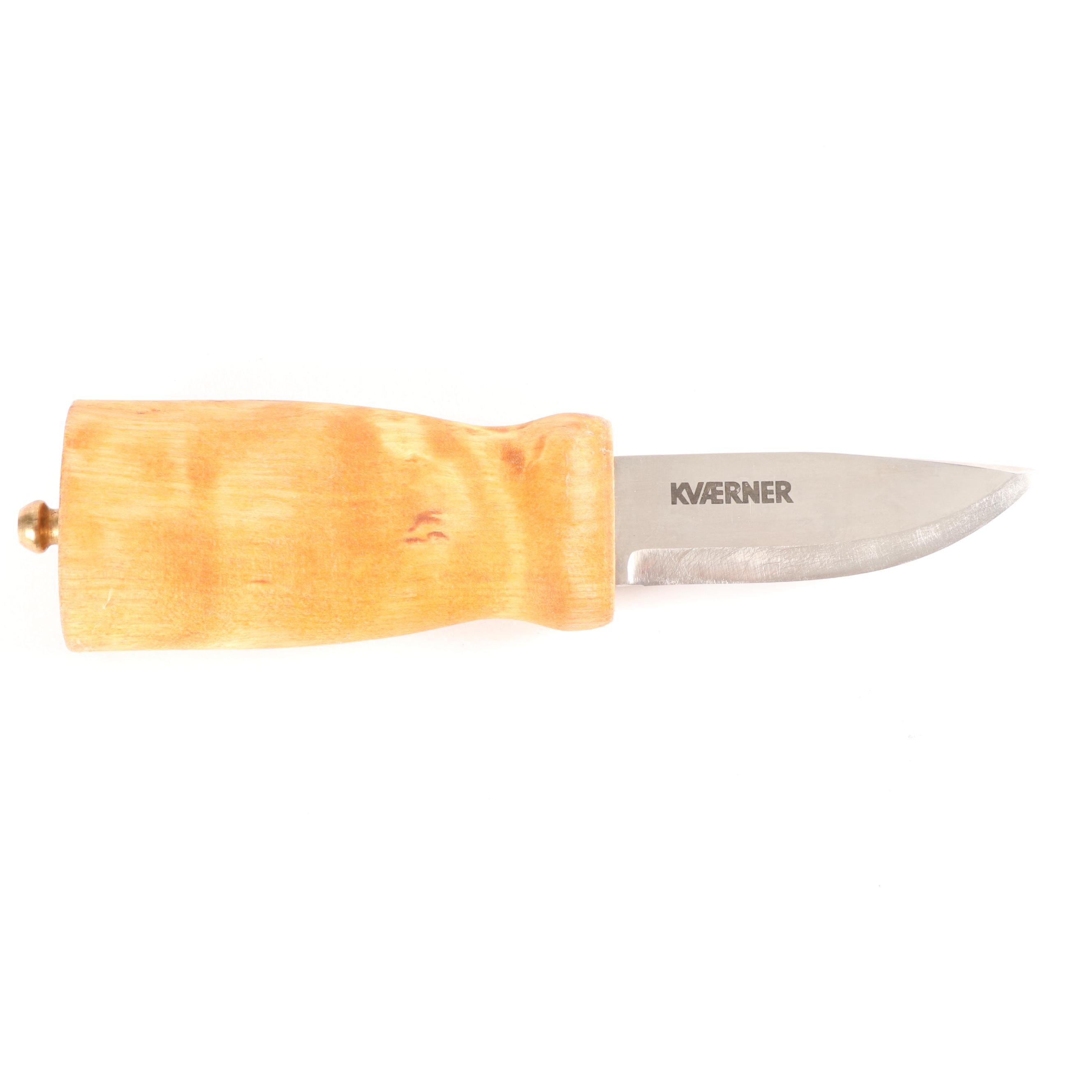 Helle "Nying" Norwegian Outdoor Knife with Pierced Leather Sheath