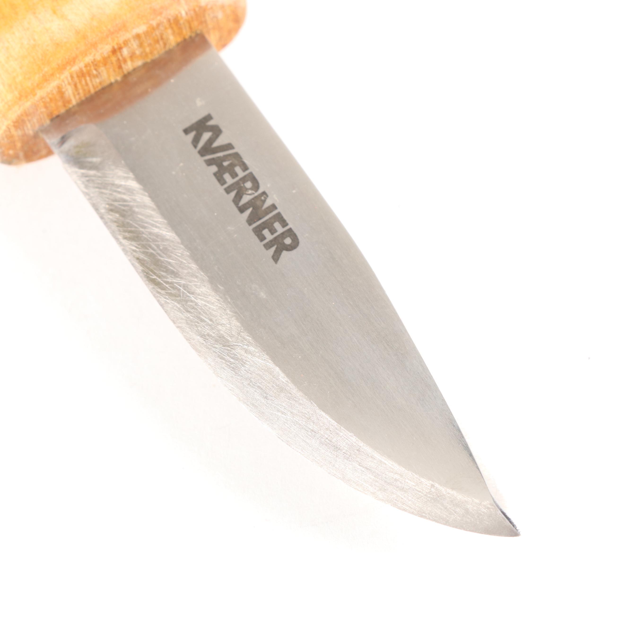 Helle "Nying" Norwegian Outdoor Knife with Pierced Leather Sheath