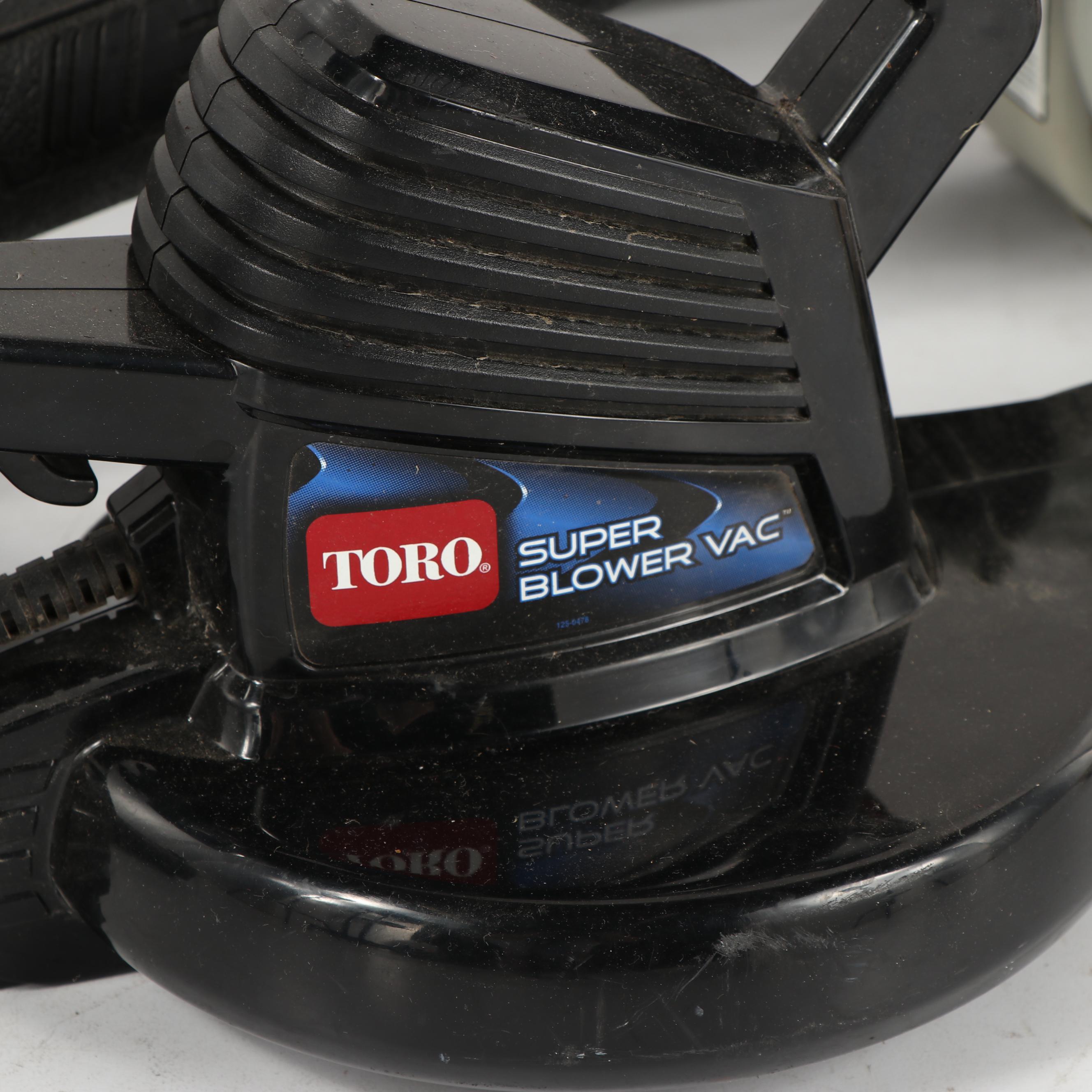 Toro Super Blower Vac and ECHO Kioritz Leaf Blower