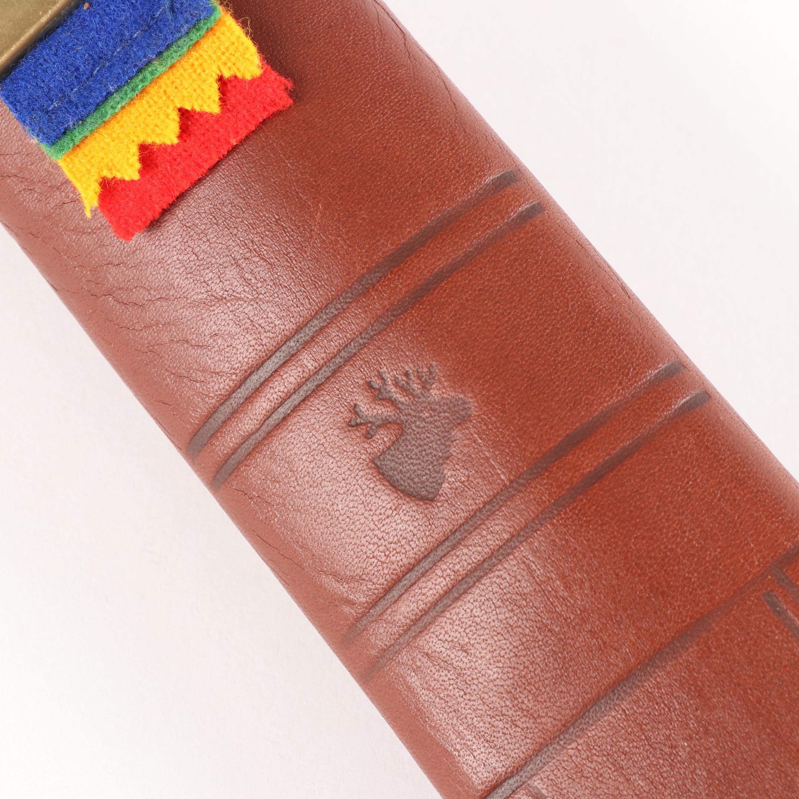 Knivsmed Strømeng Norwegian Hunting Knife with Embossed Leather Sheath