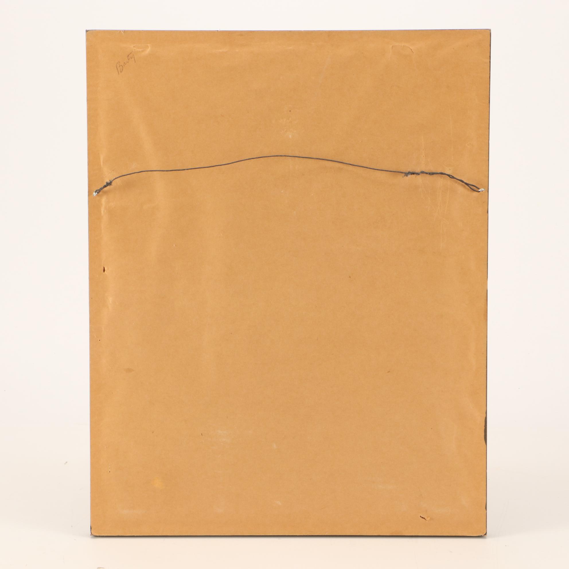 Ink Drawing on Distressed Handmade Paper