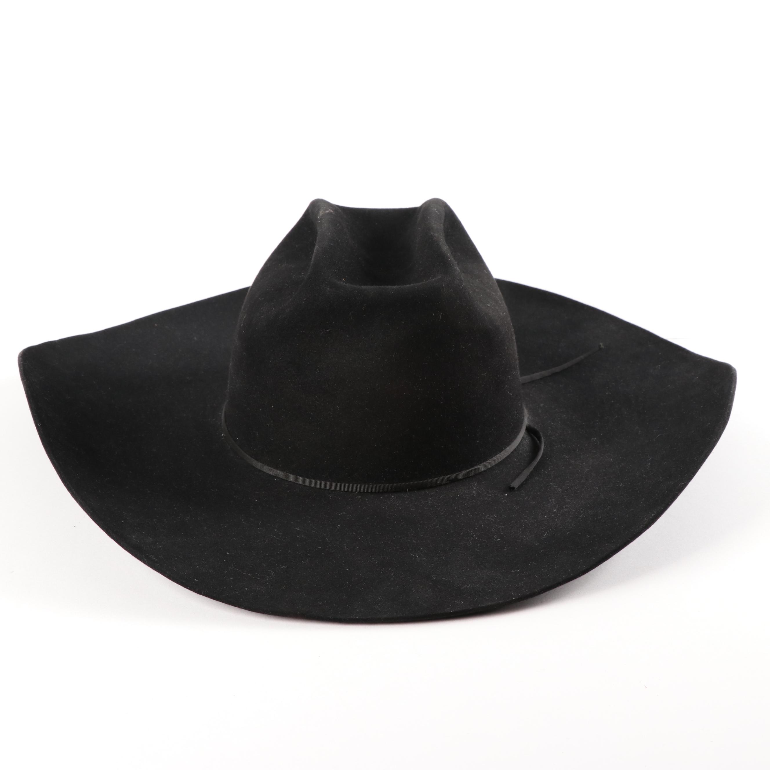 Tepee Western Goods Bradford Black 3X Felted Beaver Cowboy Hat