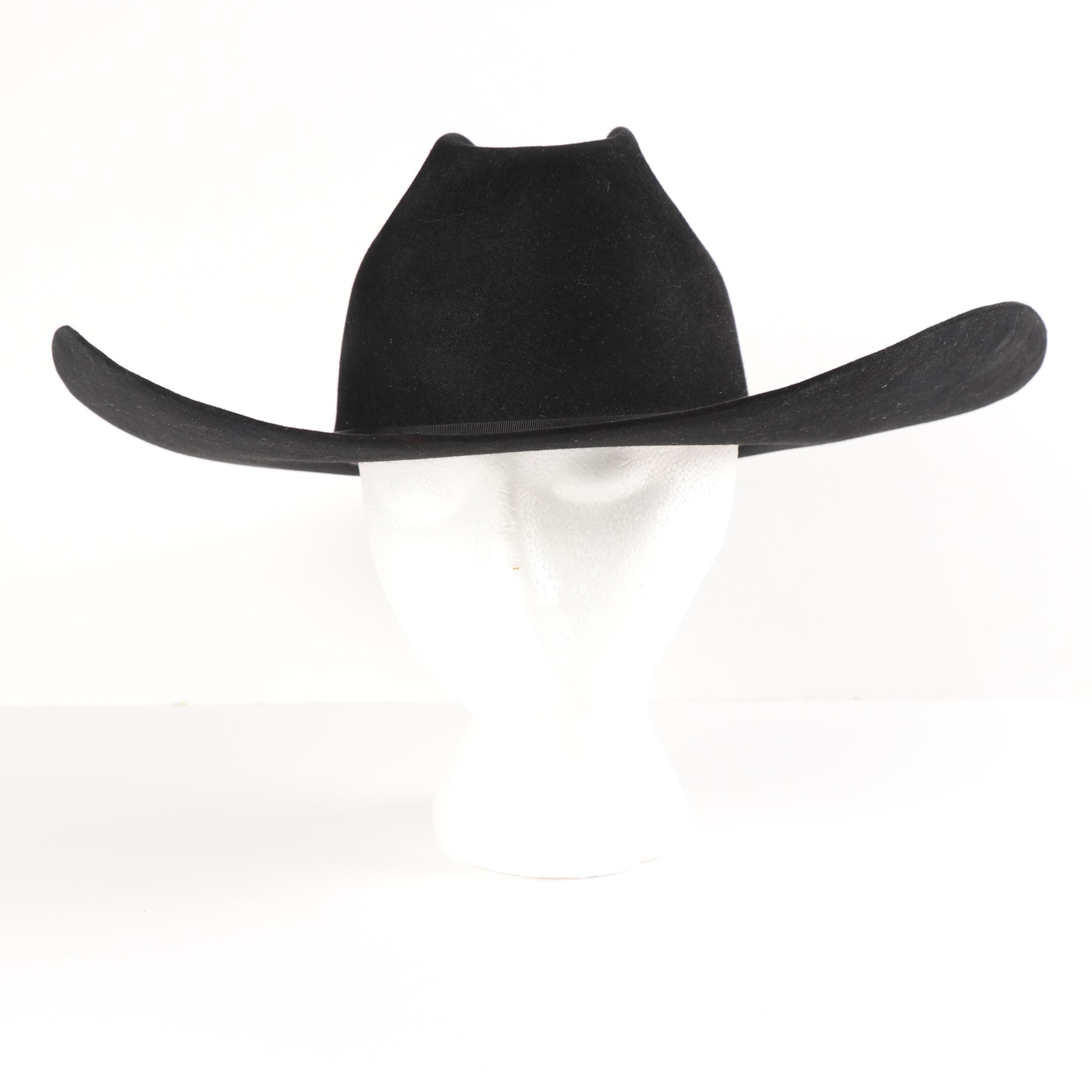 Tepee Western Goods Bradford Black 3X Felted Beaver Cowboy Hat