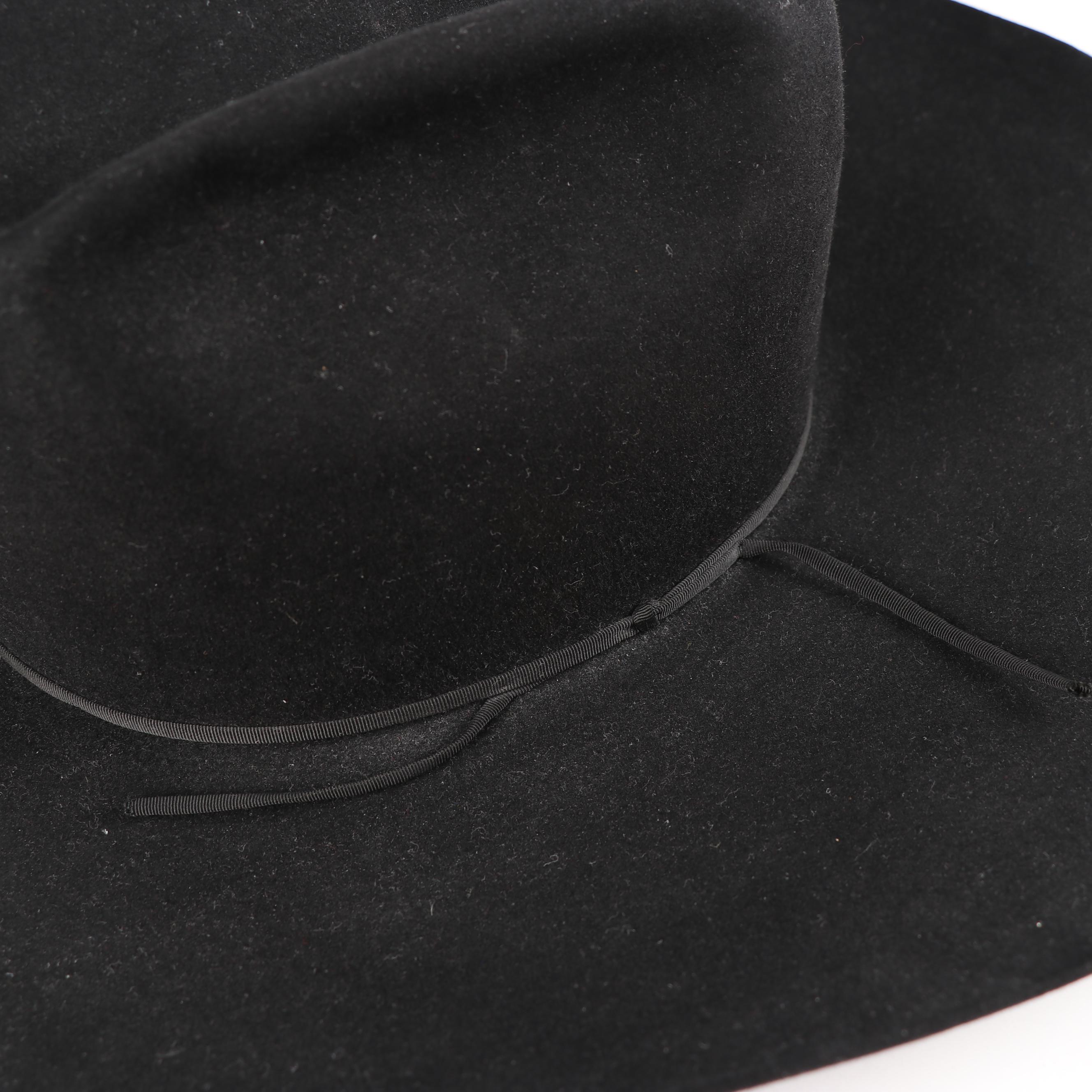 Tepee Western Goods Bradford Black 3X Felted Beaver Cowboy Hat