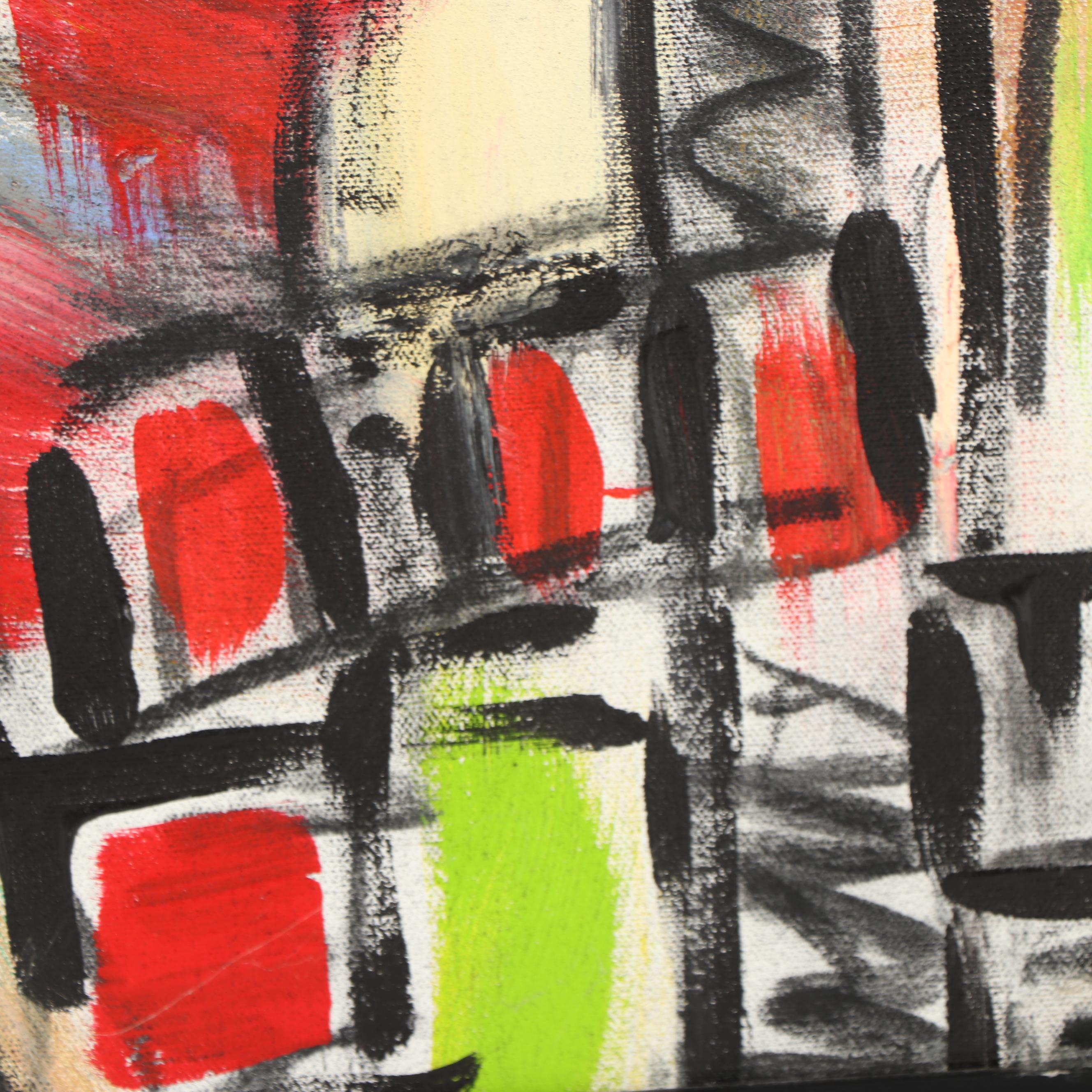 Stefan Georg Acrylic Painting "Satellite of Love"