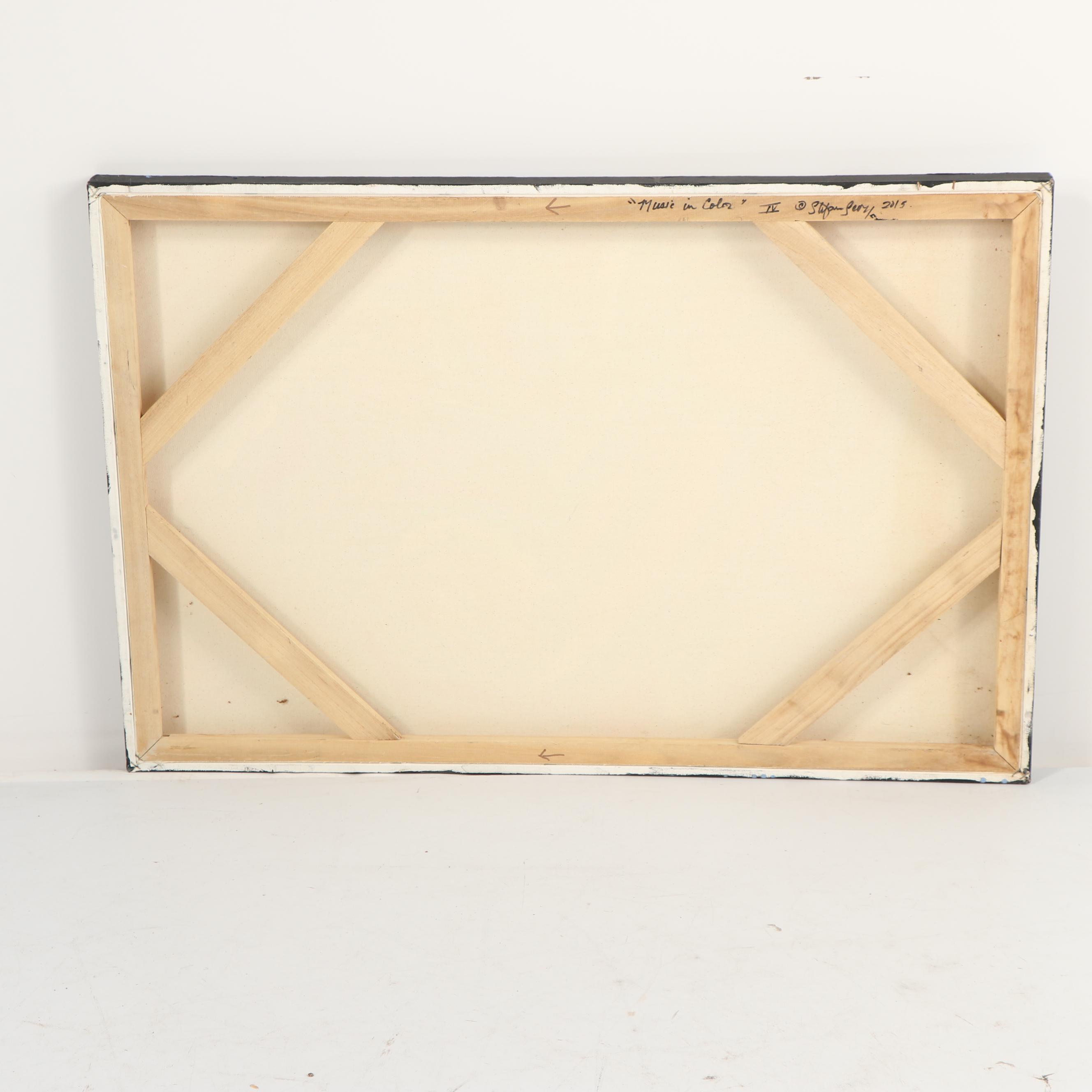 Stefan Georg Acrylic Painting "Music in Color IV"