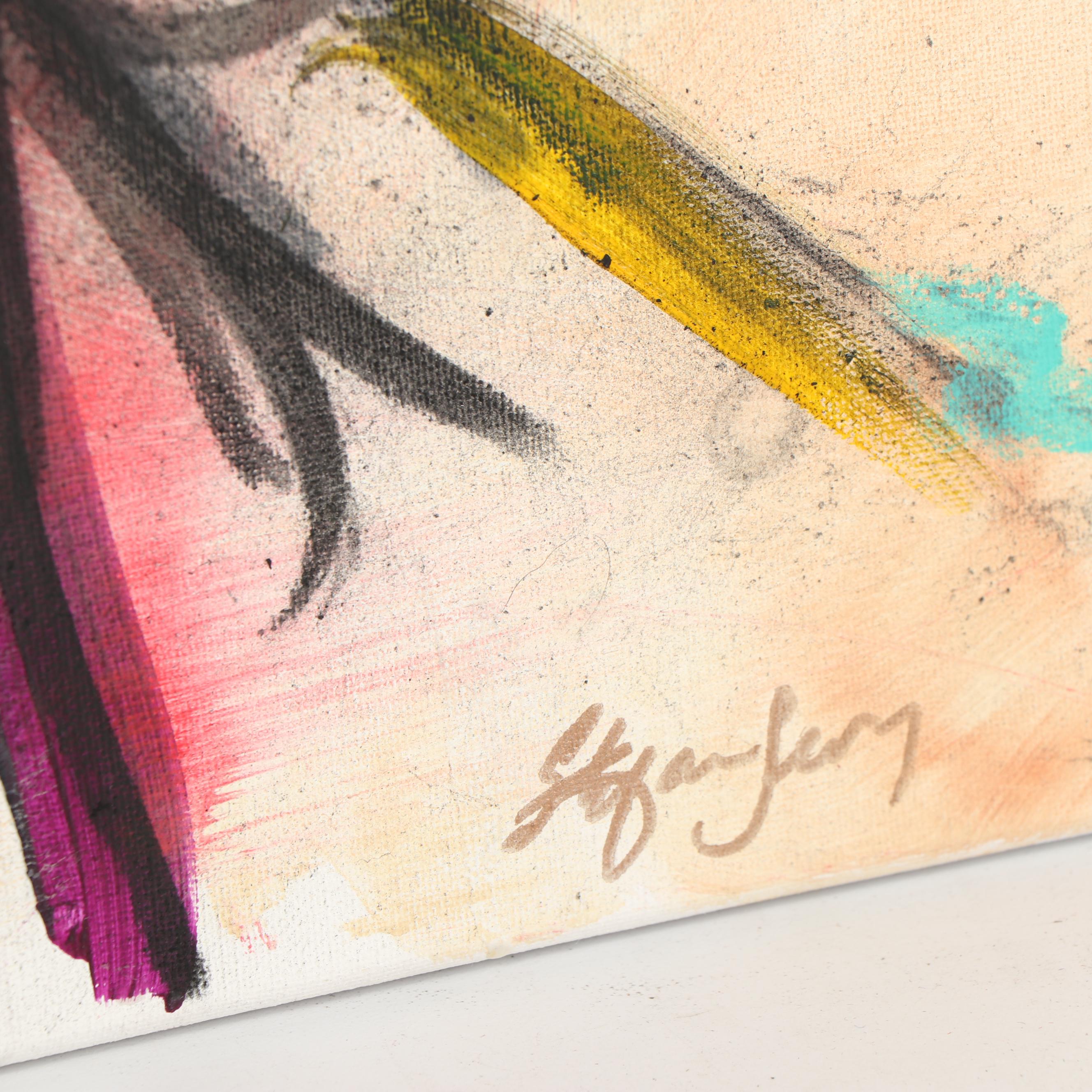 Stefan Georg Acrylic Painting "Satellites II"