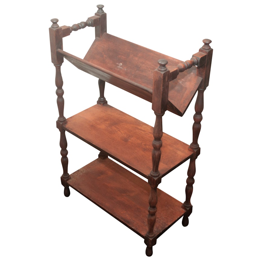 Oak Bookshelf, 20th Century