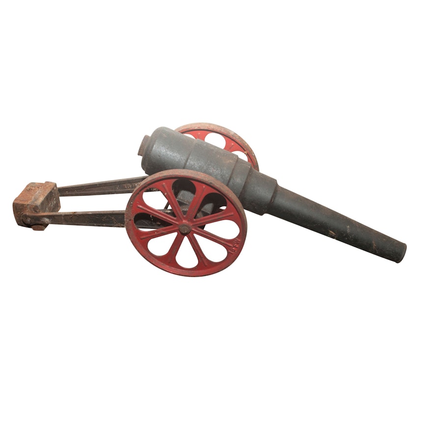 Cast Iron Big-Bang Siege Field Gun by Conestoga Co., Circa 1930