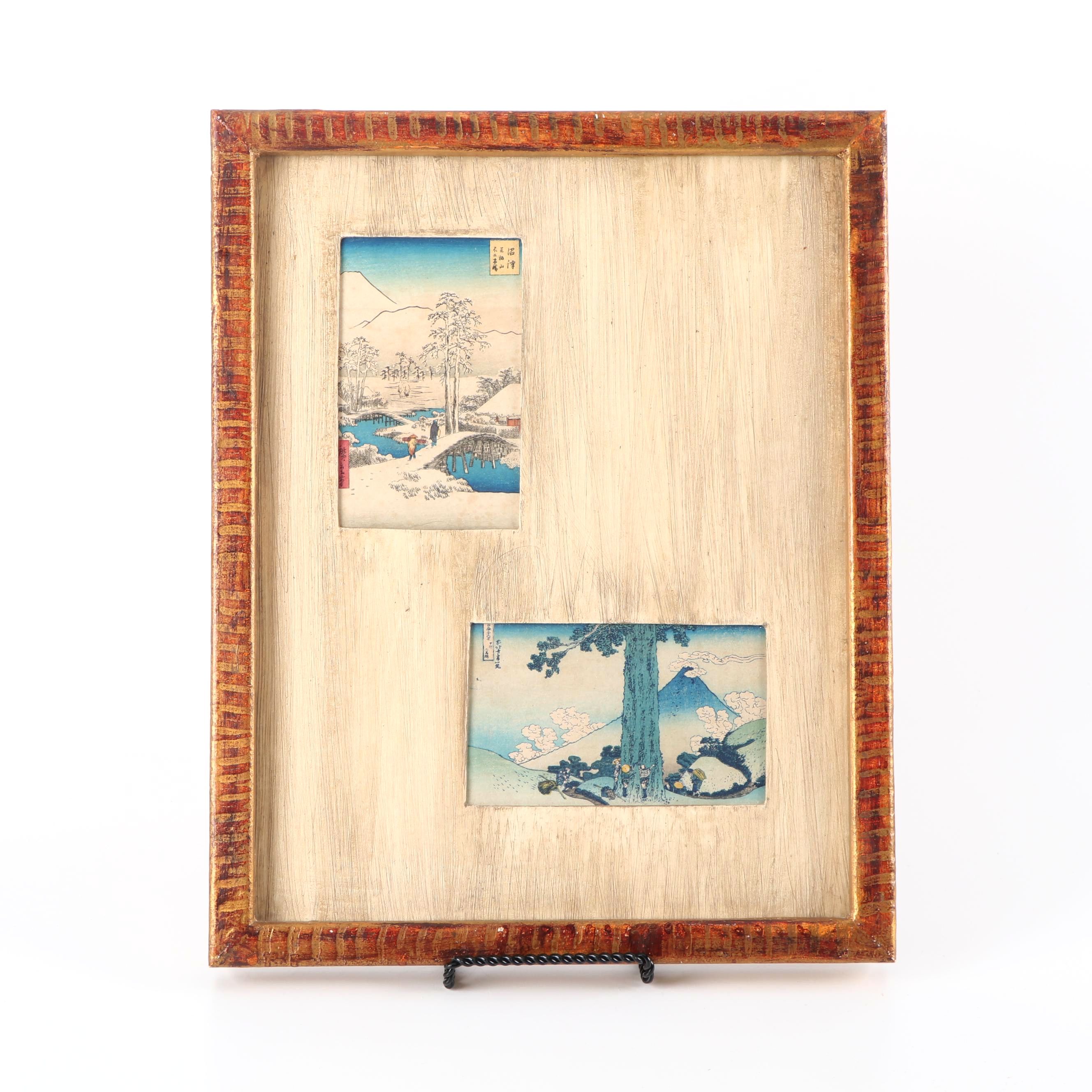 Japanese Woodblock Prints after Hokusai and Ando Hiroshige