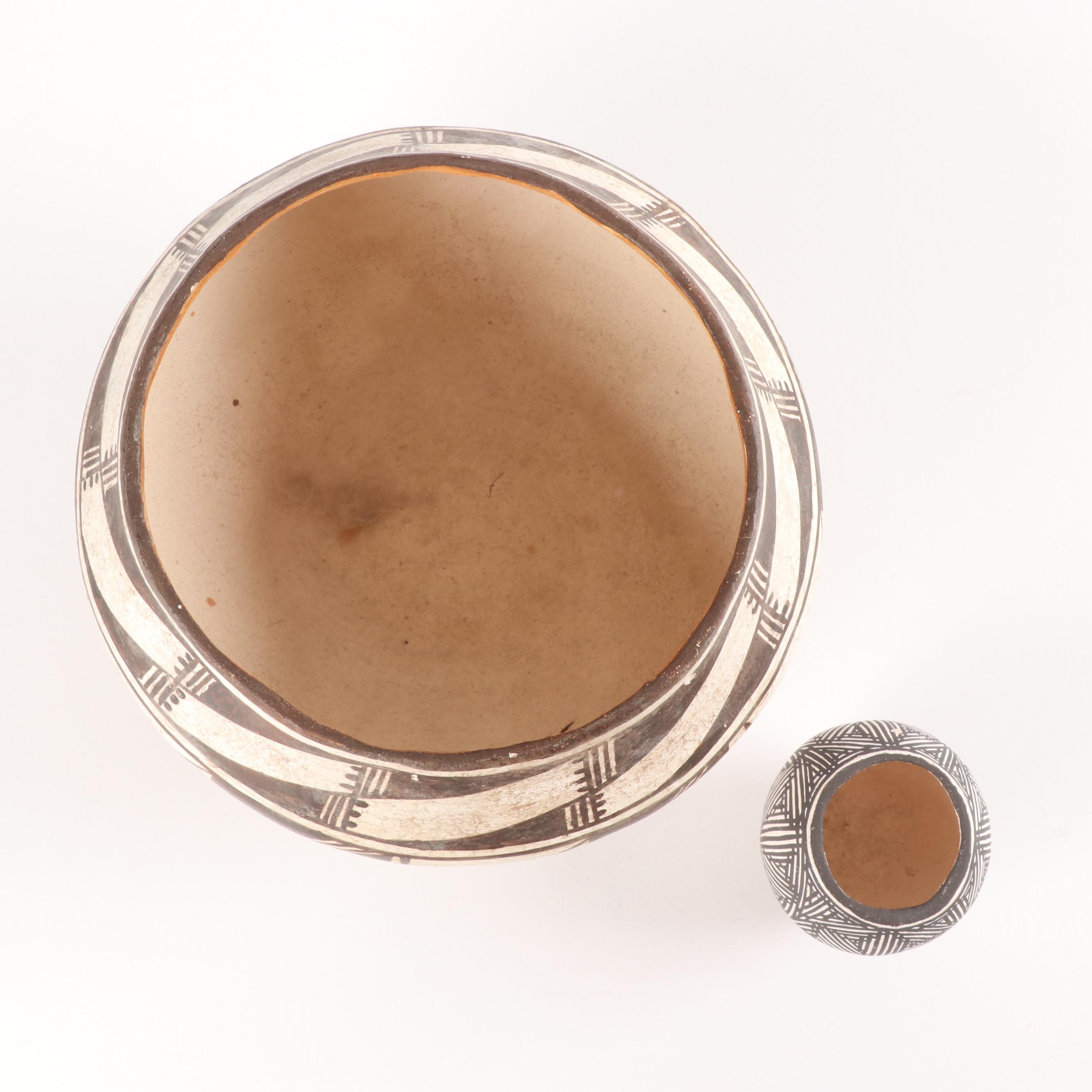 Acoma Pueblo and Acoma Pueblo Style Polychrome Pottery