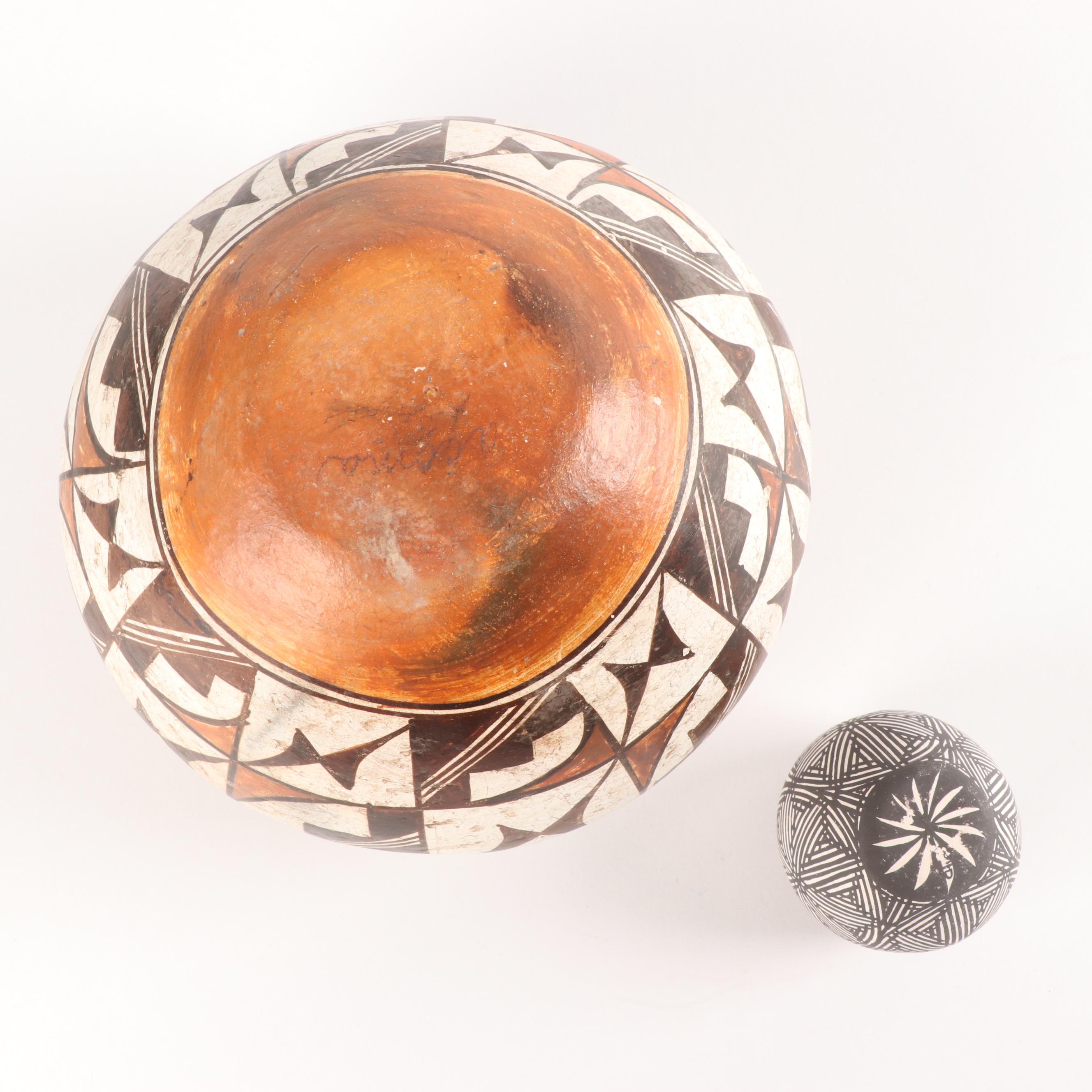 Acoma Pueblo and Acoma Pueblo Style Polychrome Pottery