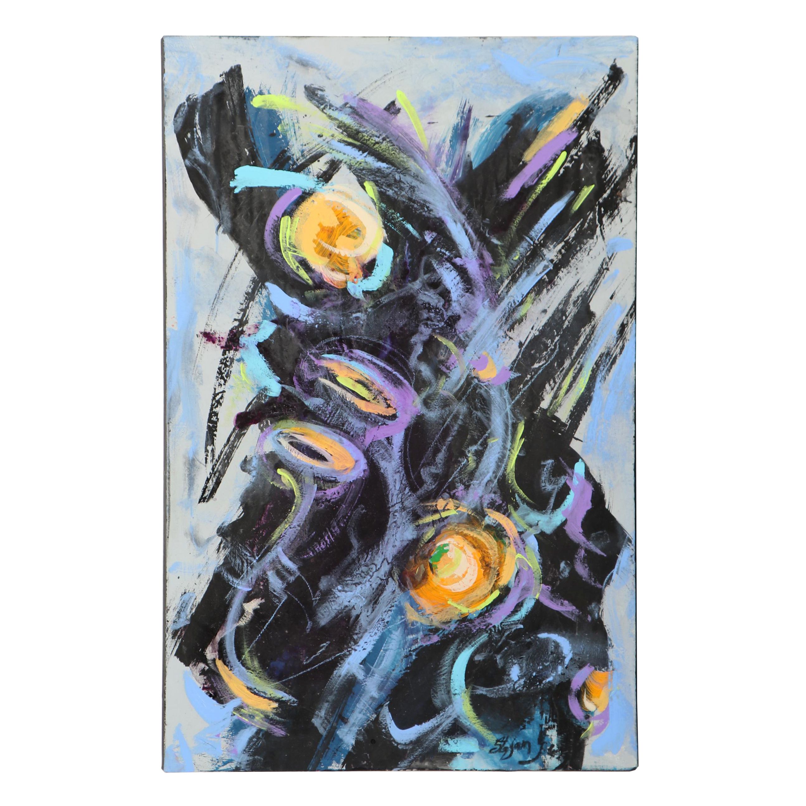 Stefan Georg Acrylic Painting "Music in Color IV"