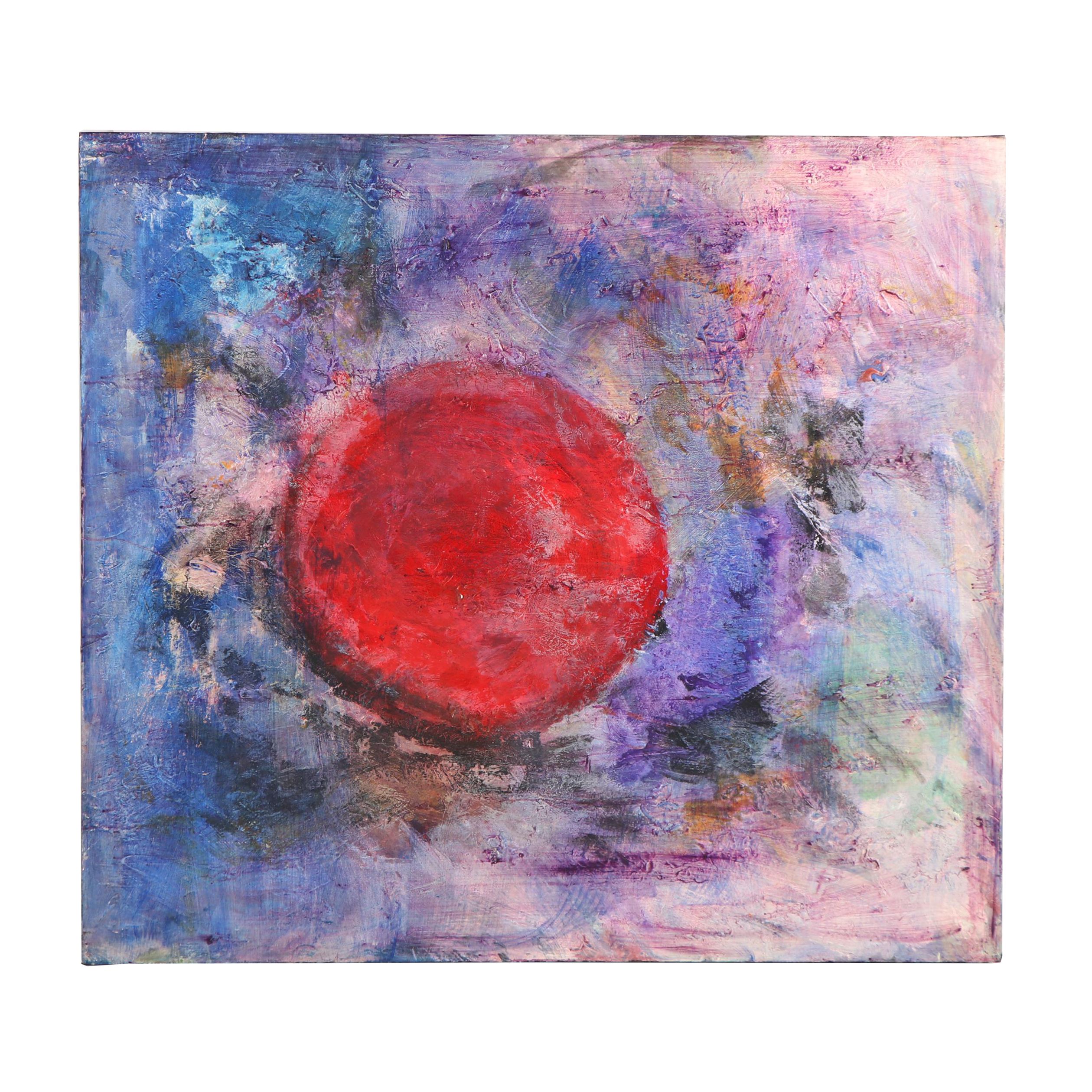 Stefan Georg Acrylic Painting "Blood Moon"