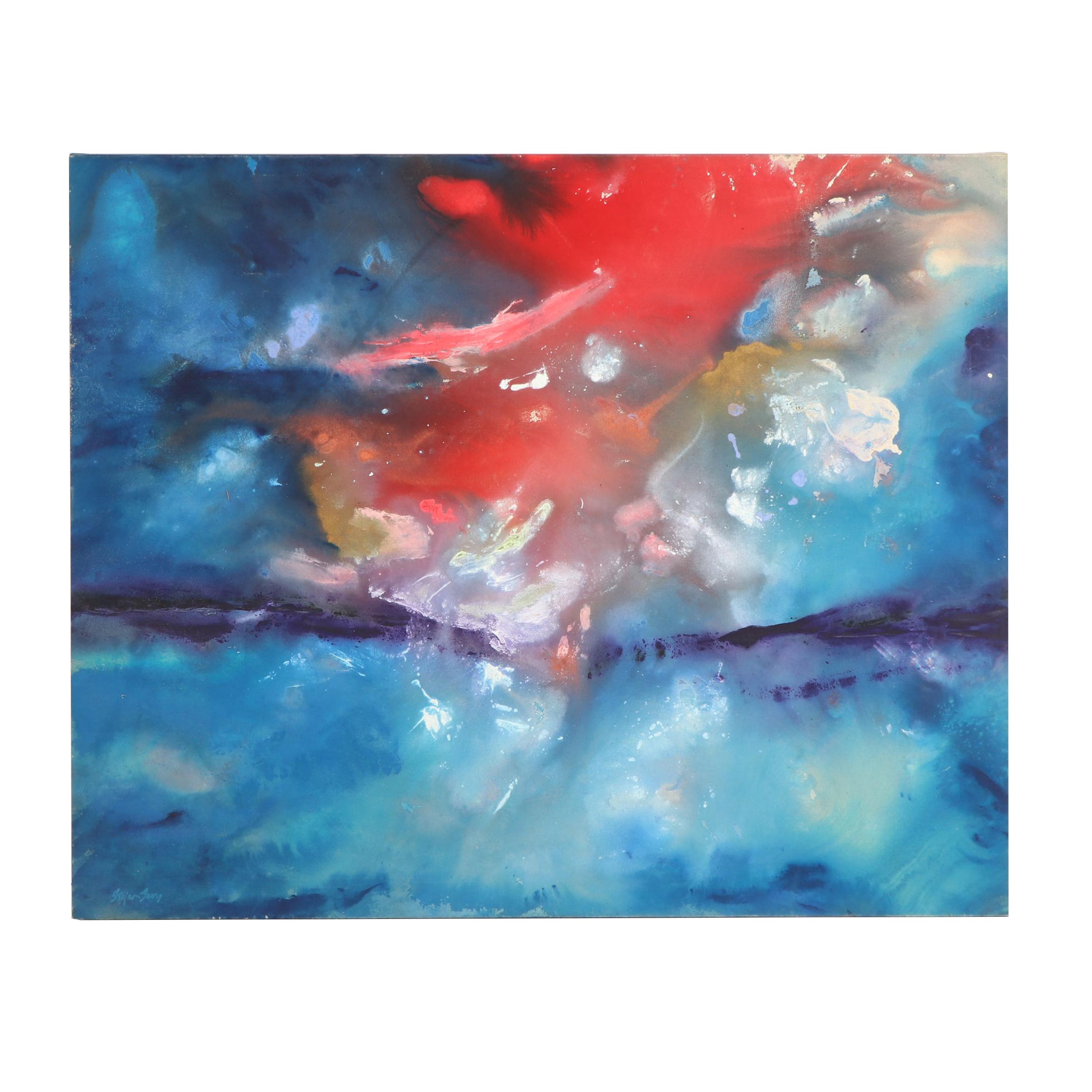 Stefan Georg Acrylic Painting "Inspiration"