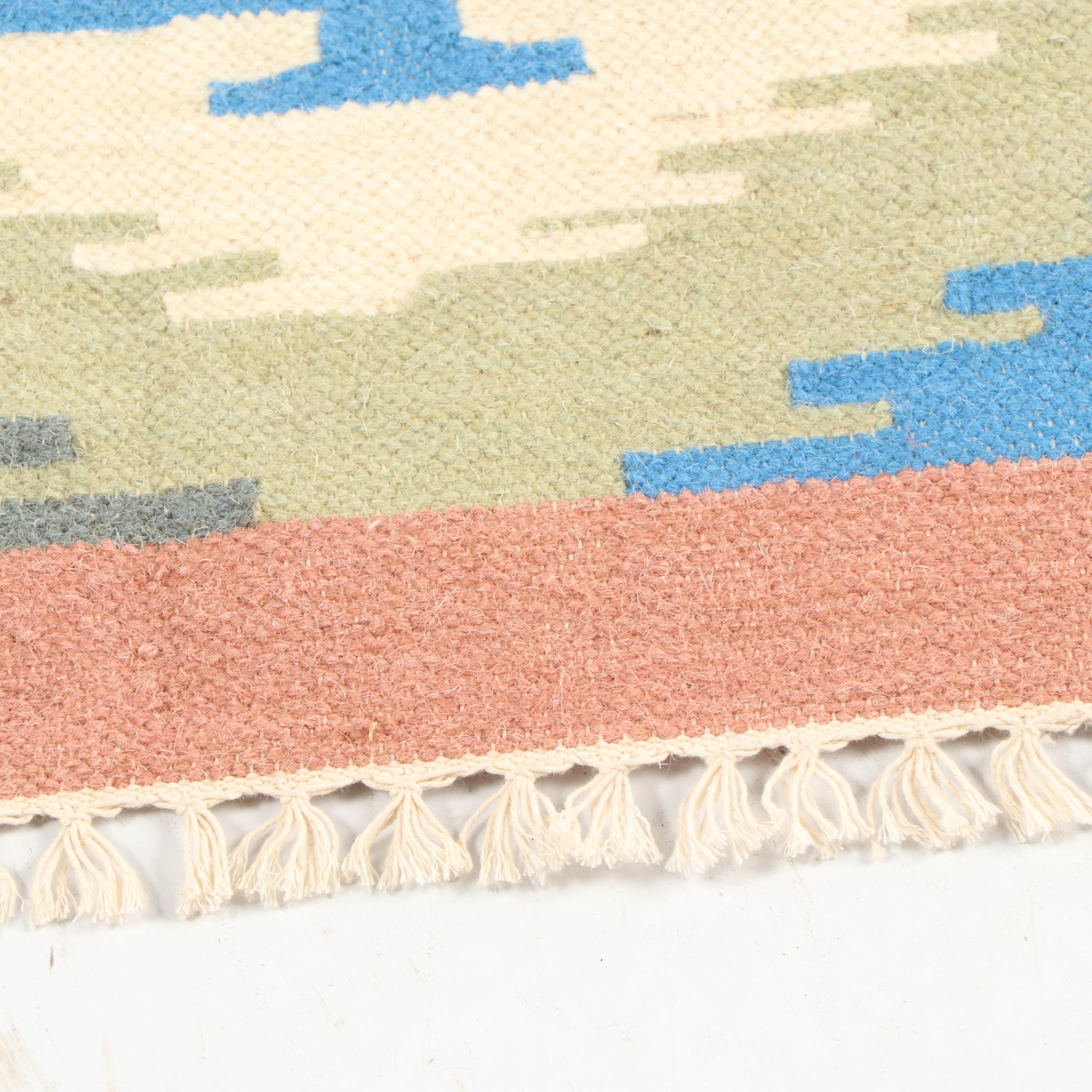 Handwoven Indian Wool Kilim
