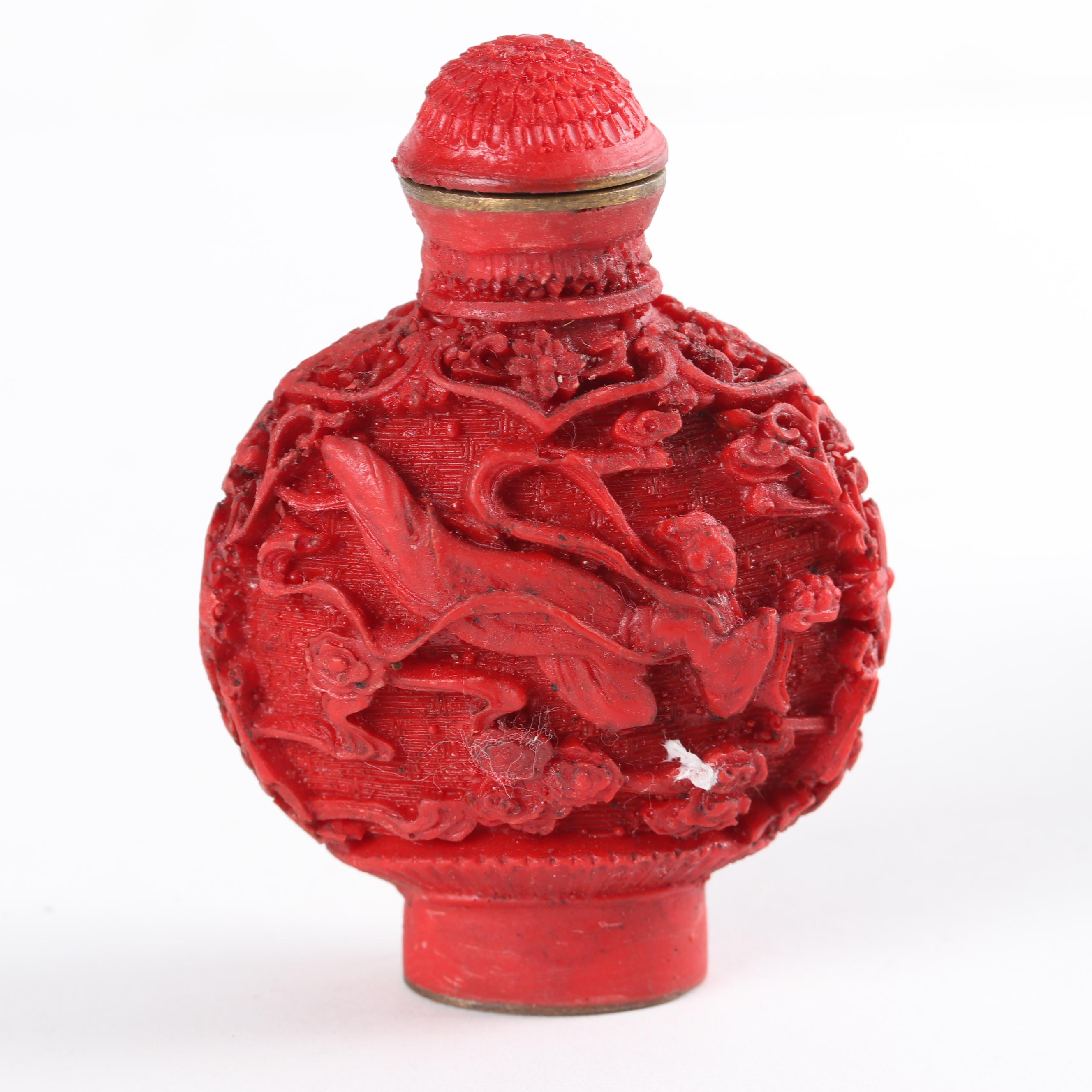Chinese Snuff Bottles and Bone Snuff Box