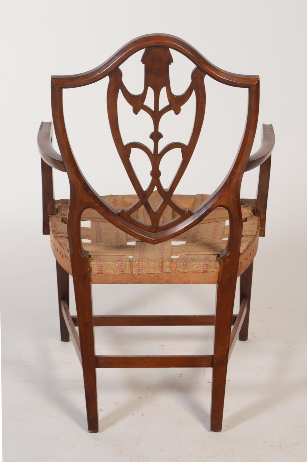 Antique Shield Back Chair Frame