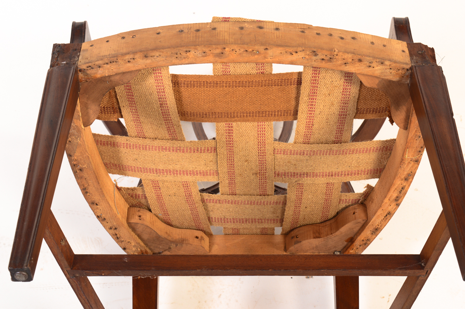 Antique Shield Back Chair Frame