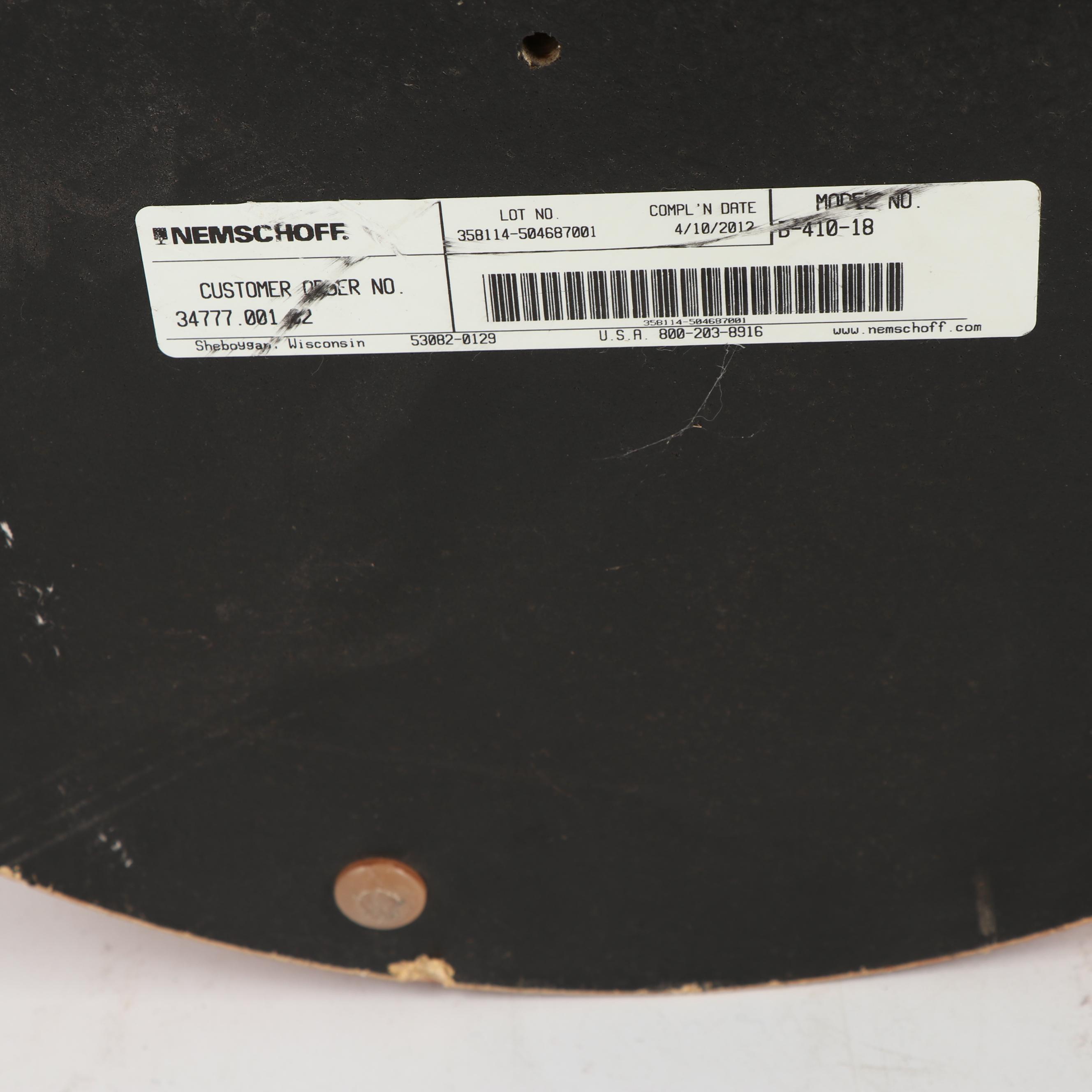 Cylindrical Veneered Accent Tables by Nemschoff