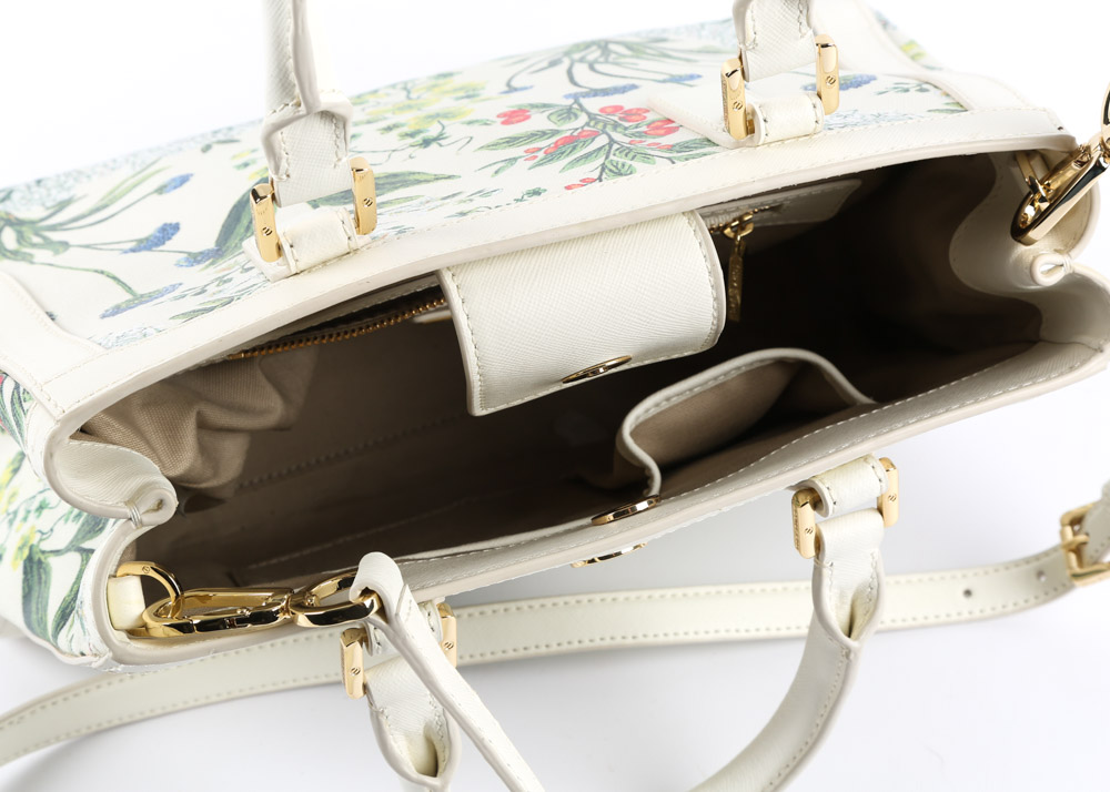 Tory Burch "Robinson" Canvas Triangle Tote