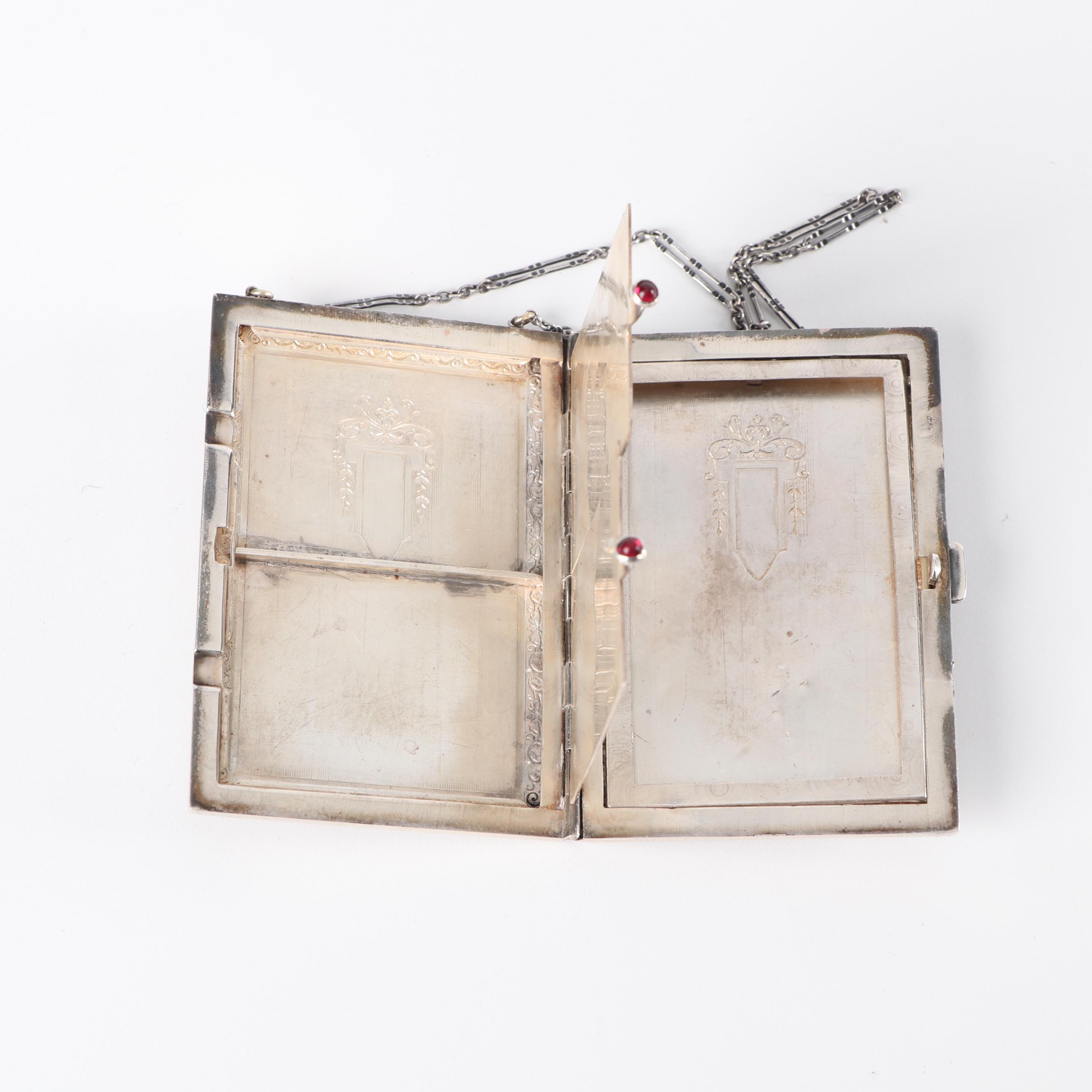 Antique Sterling Silver Calling Card Case