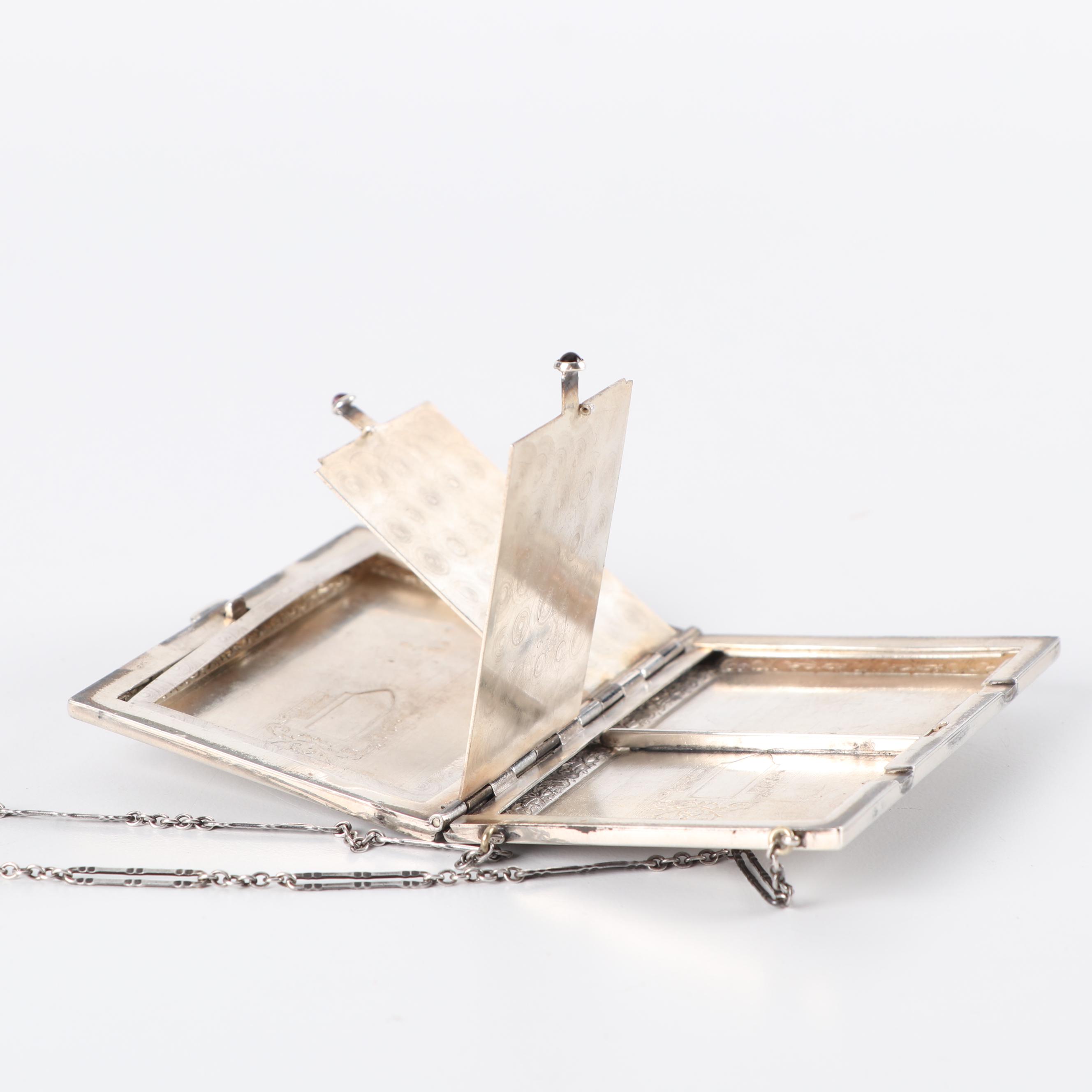 Antique Sterling Silver Calling Card Case