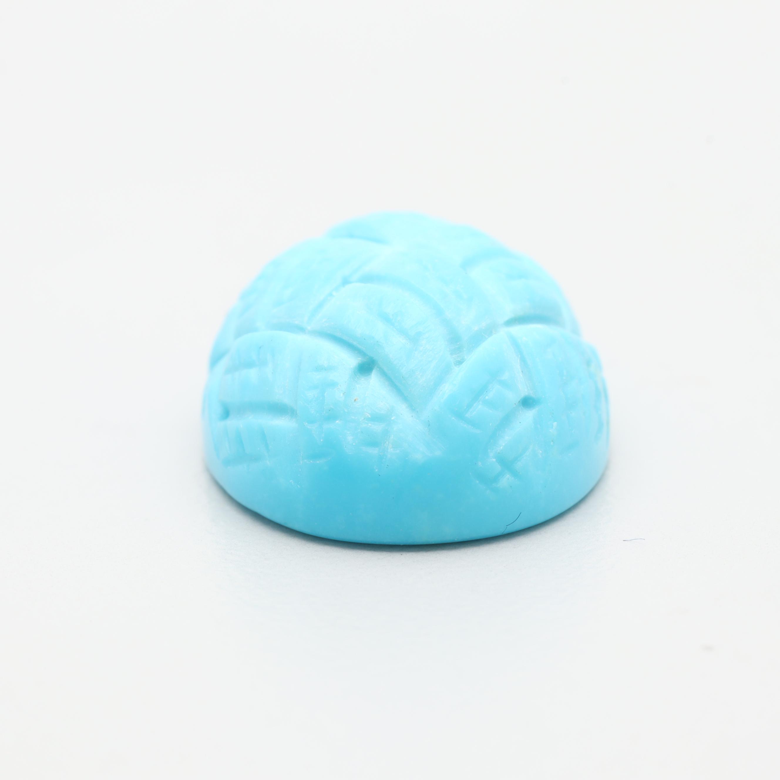 Loose 12.48 CT Turquoise Cabochon