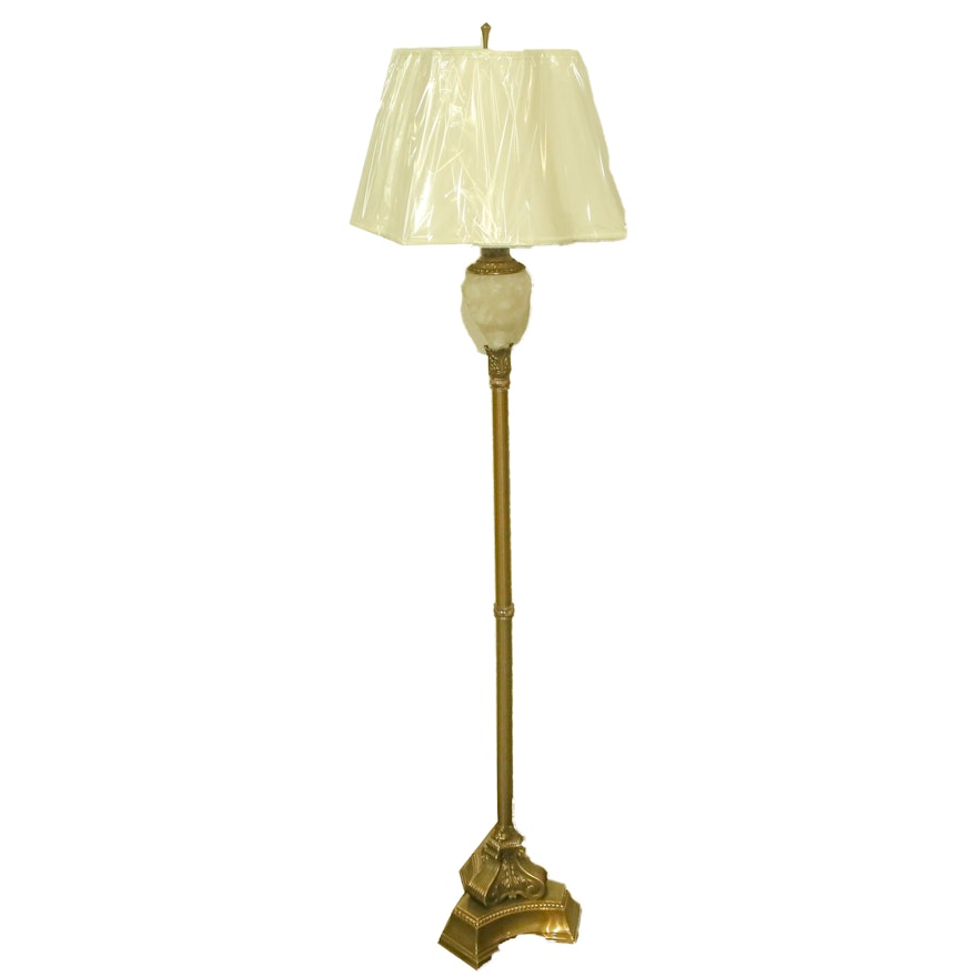 Neoclassical Style Metal Floor Lamp