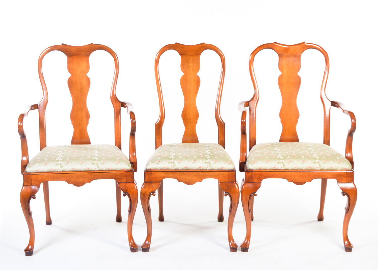 20th Century Federal Style Mahogany Dining Table with Twelve Chairs