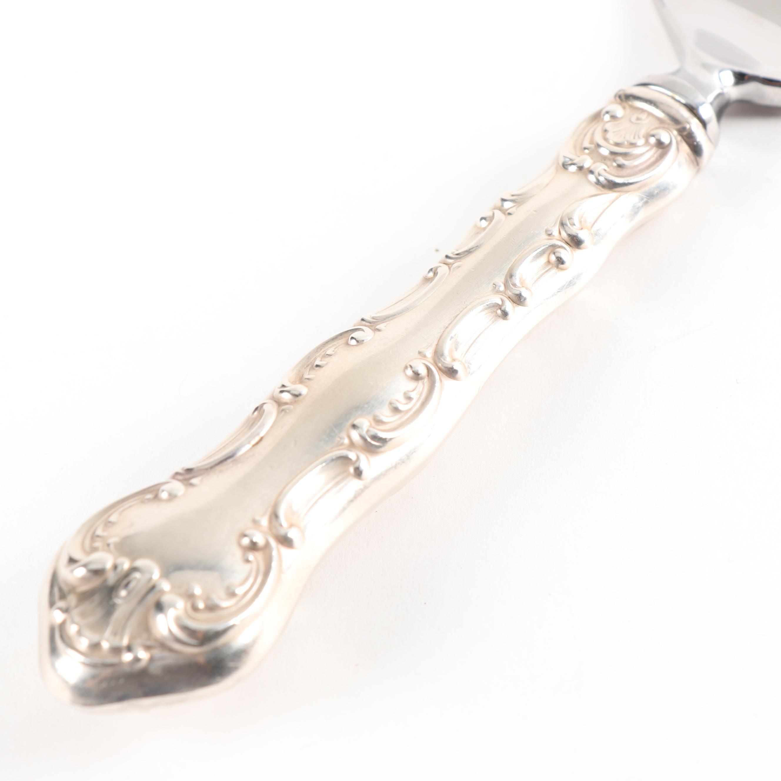 Sterling Silver Handled Stainless Steel Cake and Pie Server