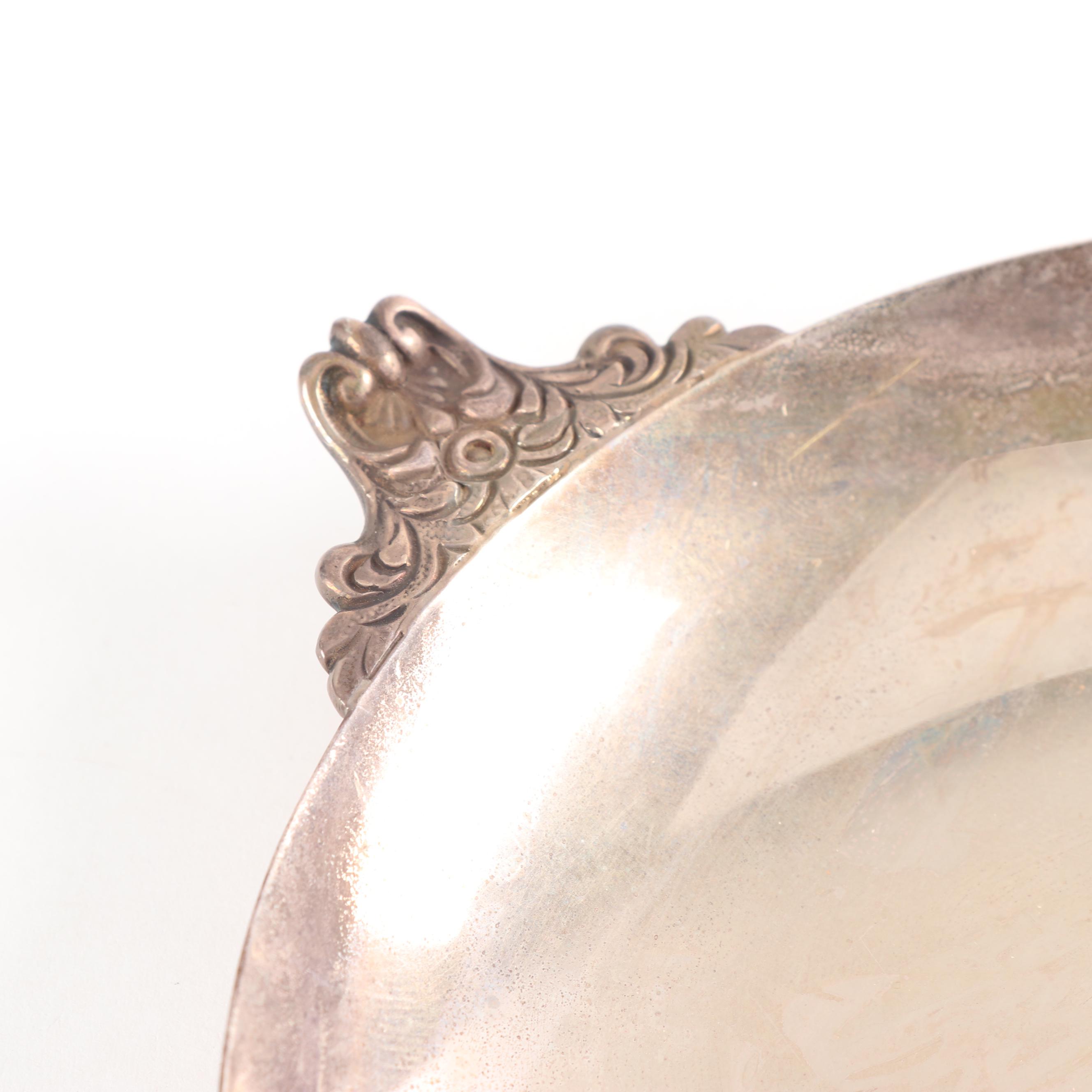 Vintage Durham Silver Co. Sterling Dish