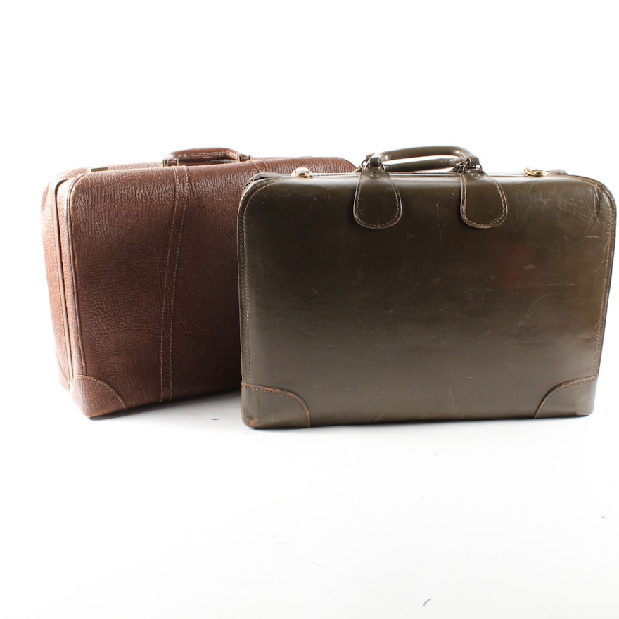 Vintage Leather Suitcases