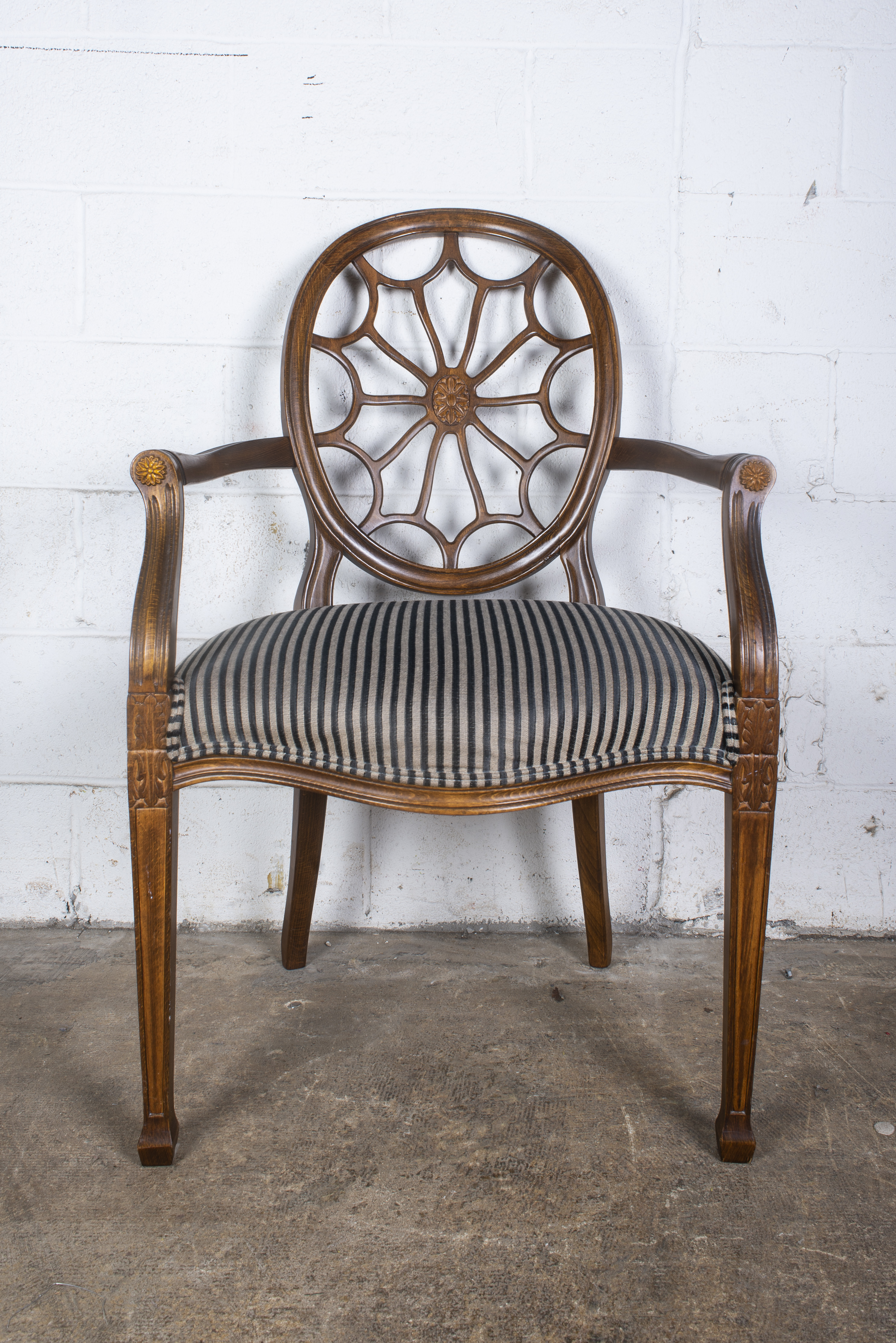 Ethan Allen Medallion Back Armchair