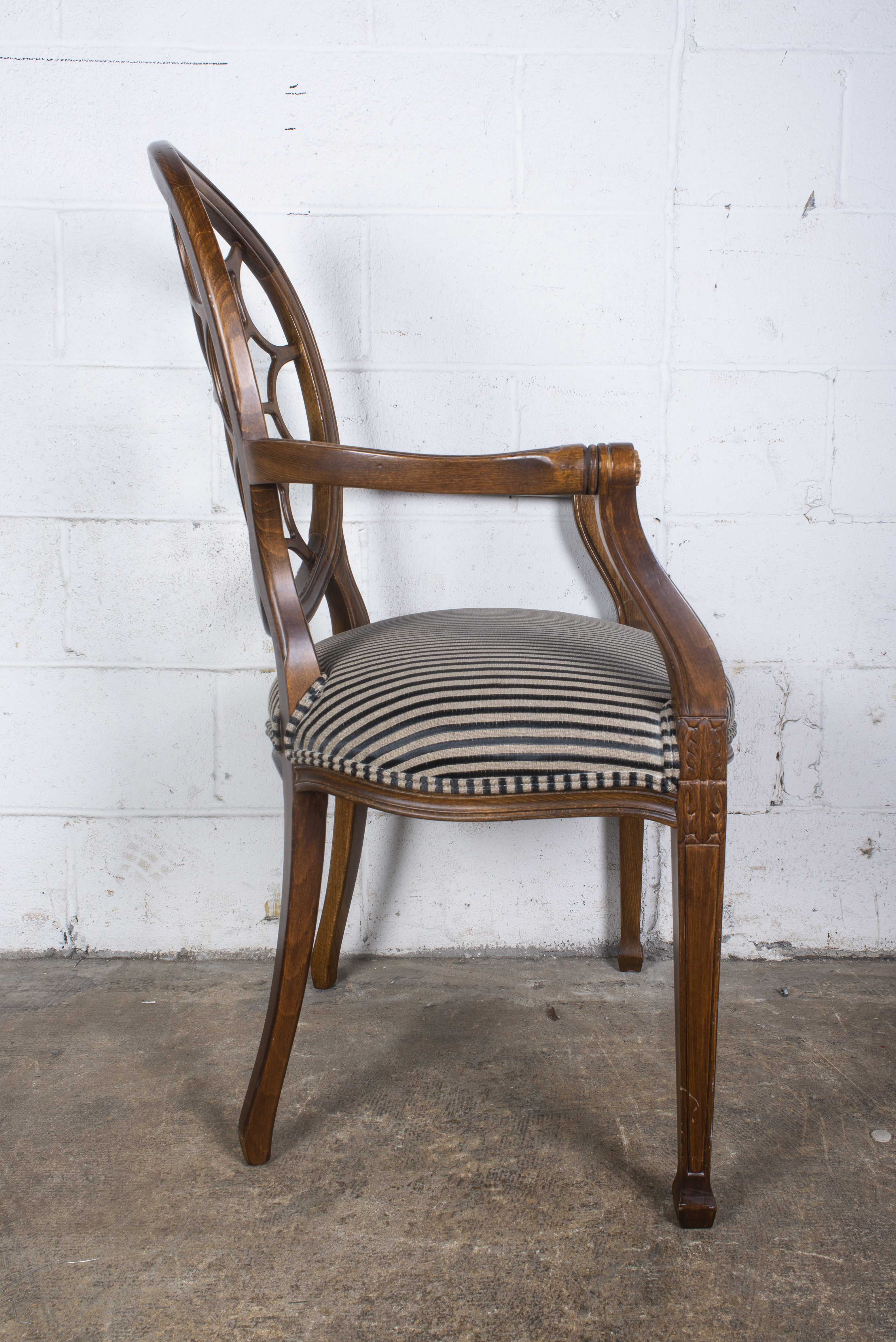 Ethan Allen Medallion Back Armchair