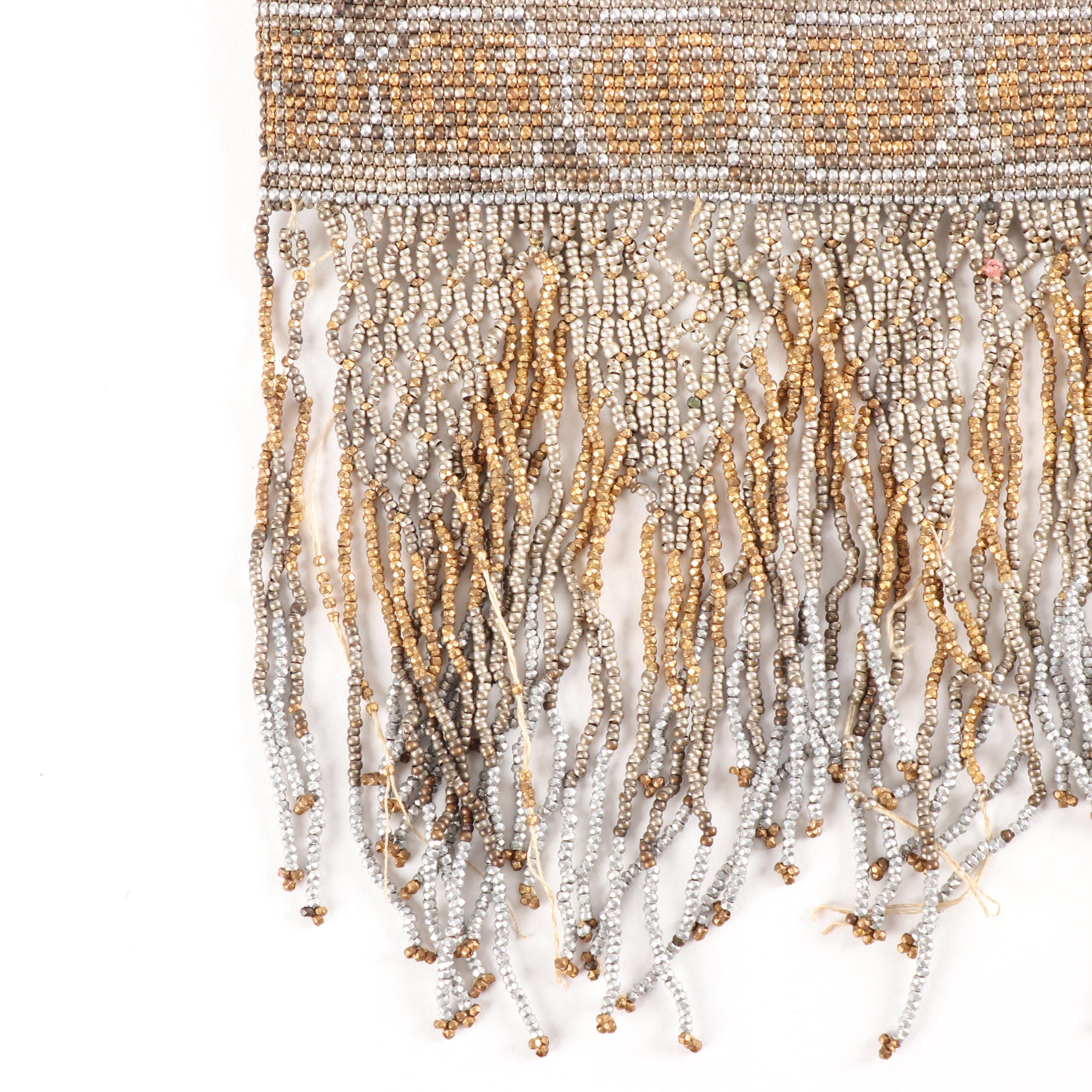 1920s Vintage Micro Beaded Evening Bag