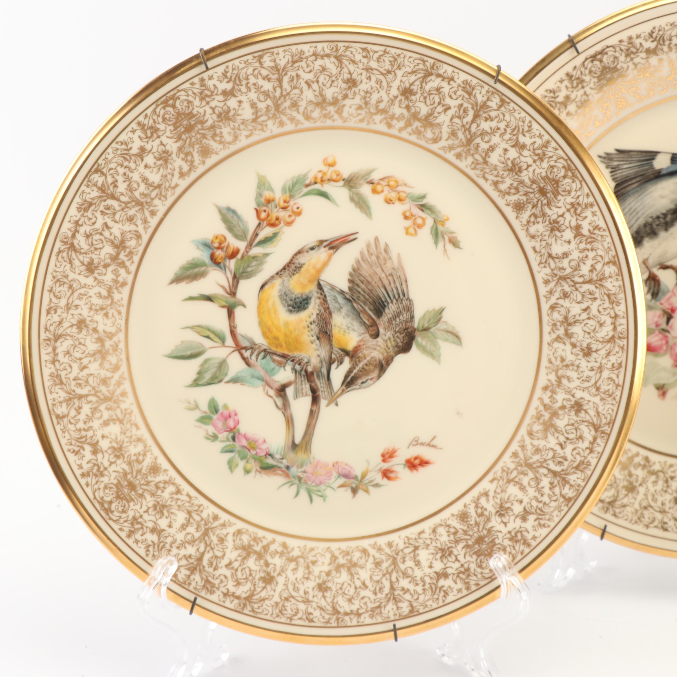 Vintage Lenox "Boehm Birds" Porcelain Collector Plates
