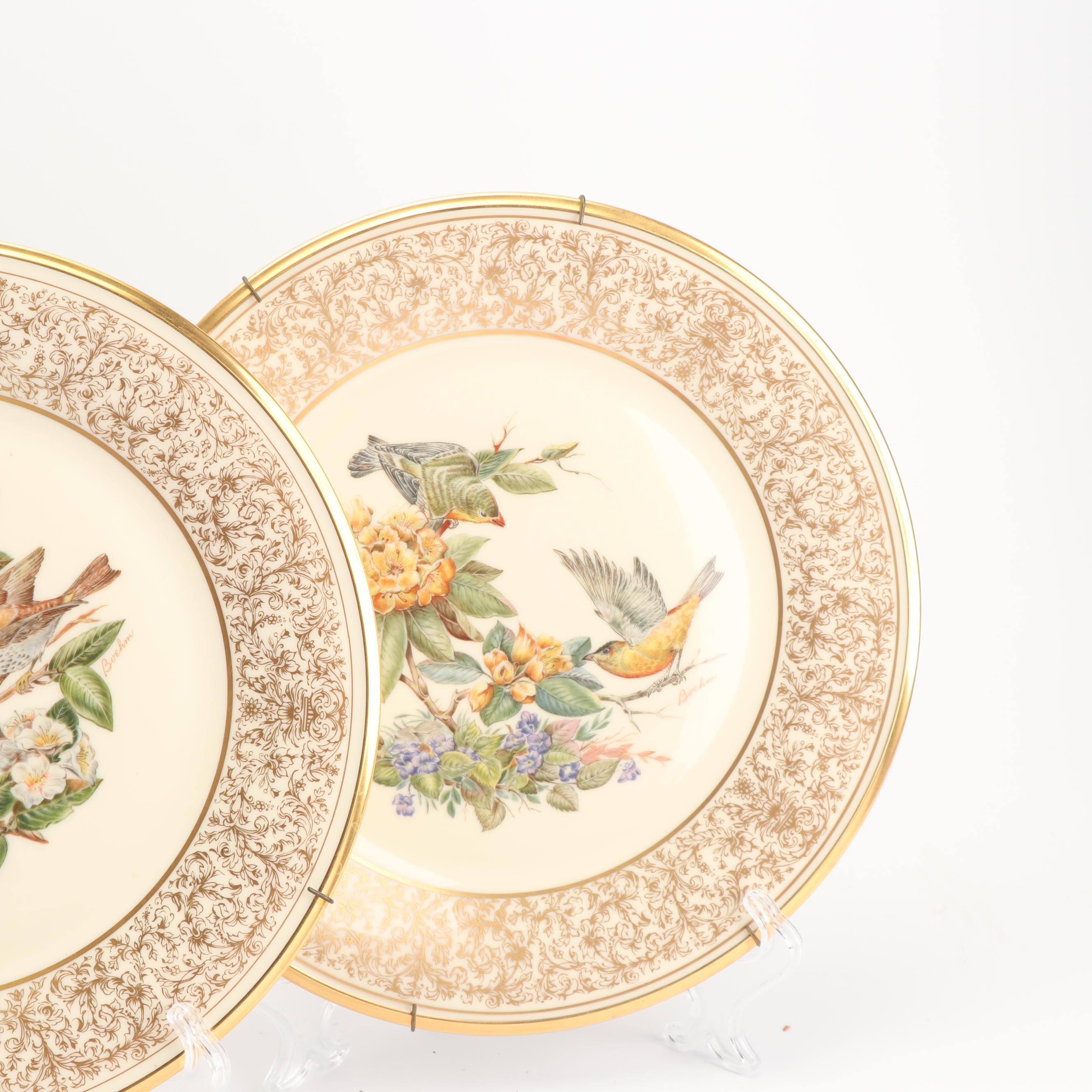 Vintage Lenox "Boehm Birds" Porcelain Collector Plates