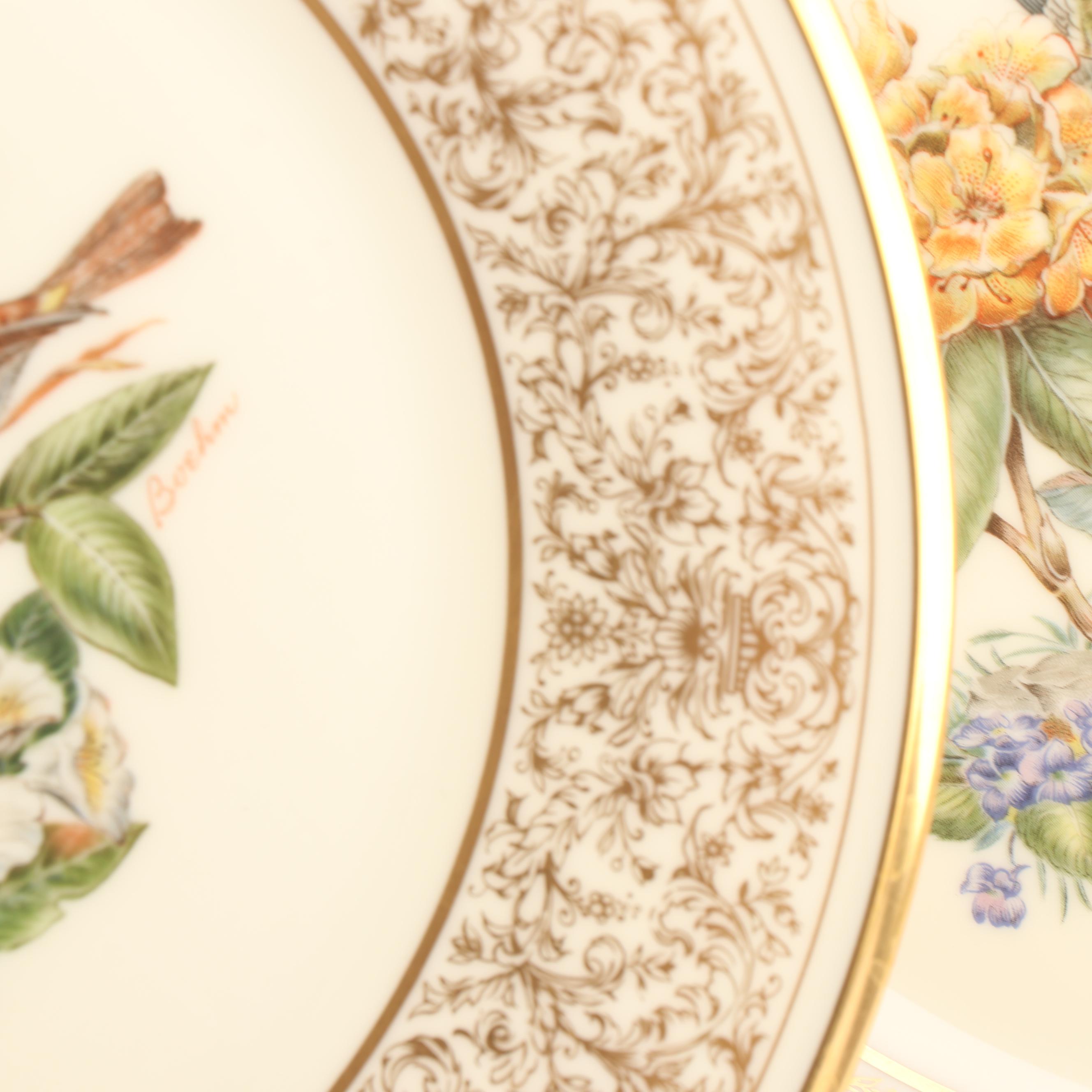 Vintage Lenox "Boehm Birds" Porcelain Collector Plates