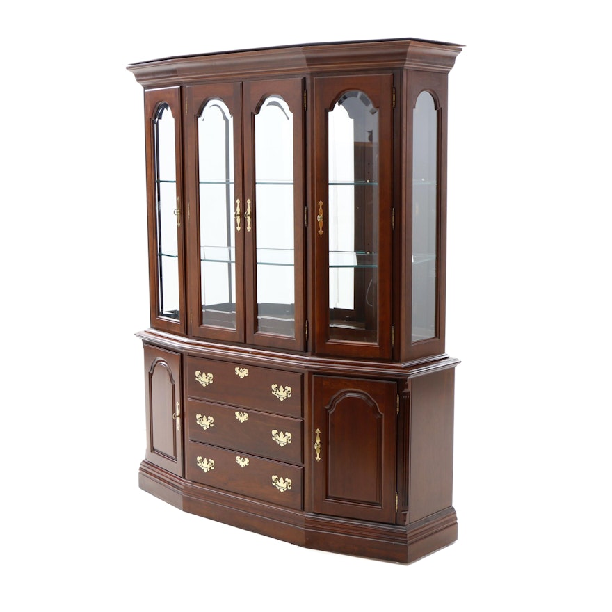 Chippendale Style Cherry China Cabinet by Kincaid
