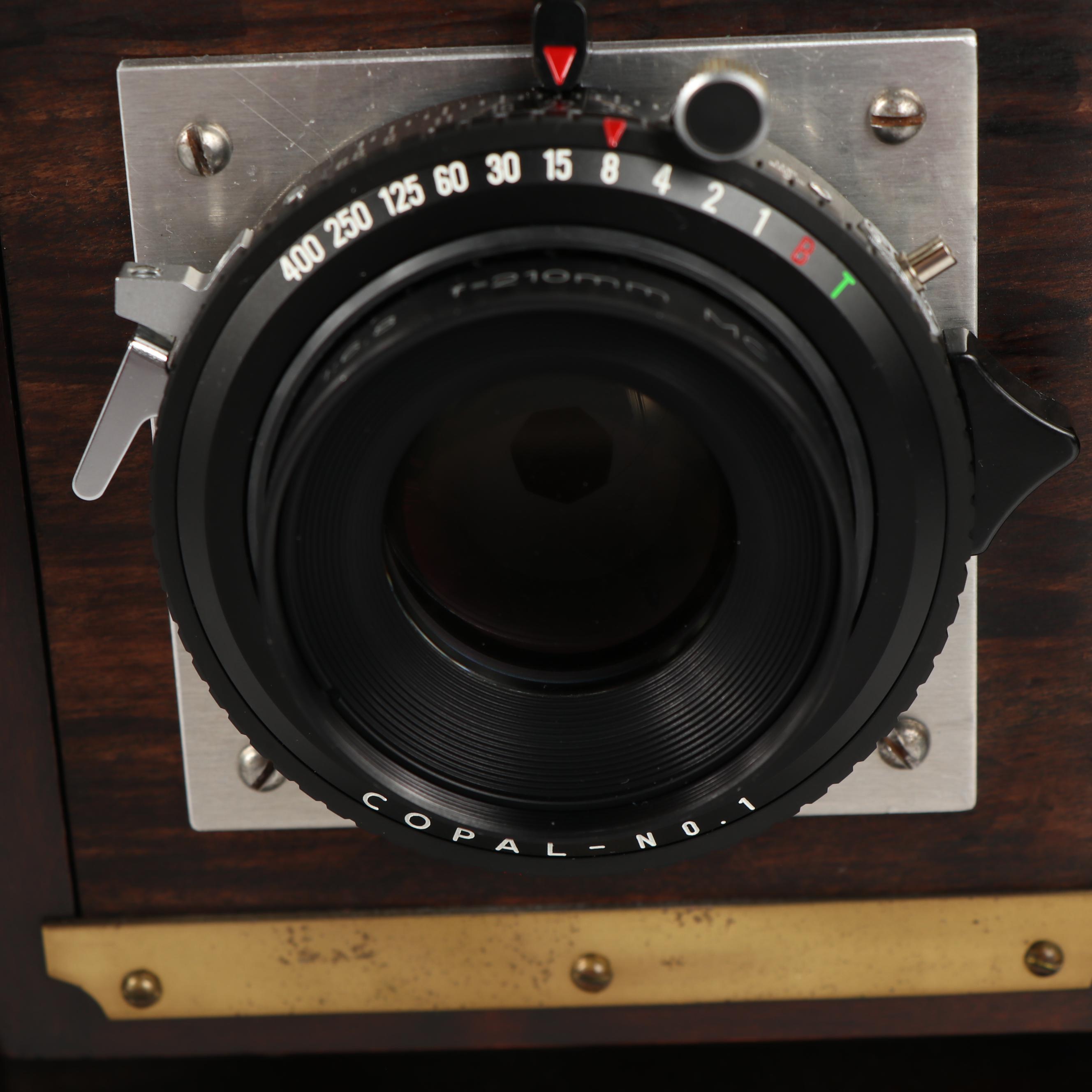 C. 1920s Agfa Ansco Wood Body Large Format Camera with Lenses and Accessories