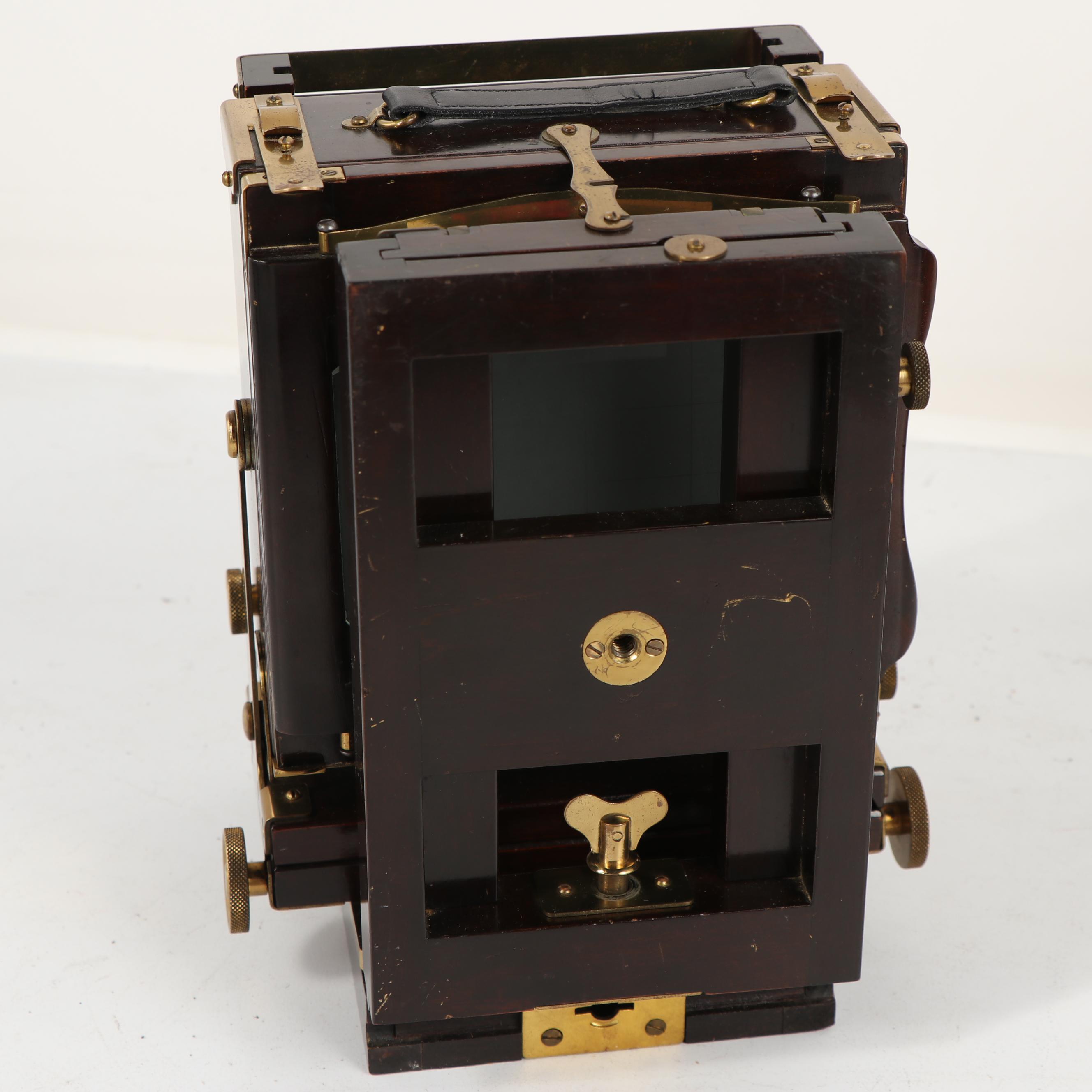 C. 1920s Agfa Ansco Wood Body Large Format Camera with Lenses and Accessories