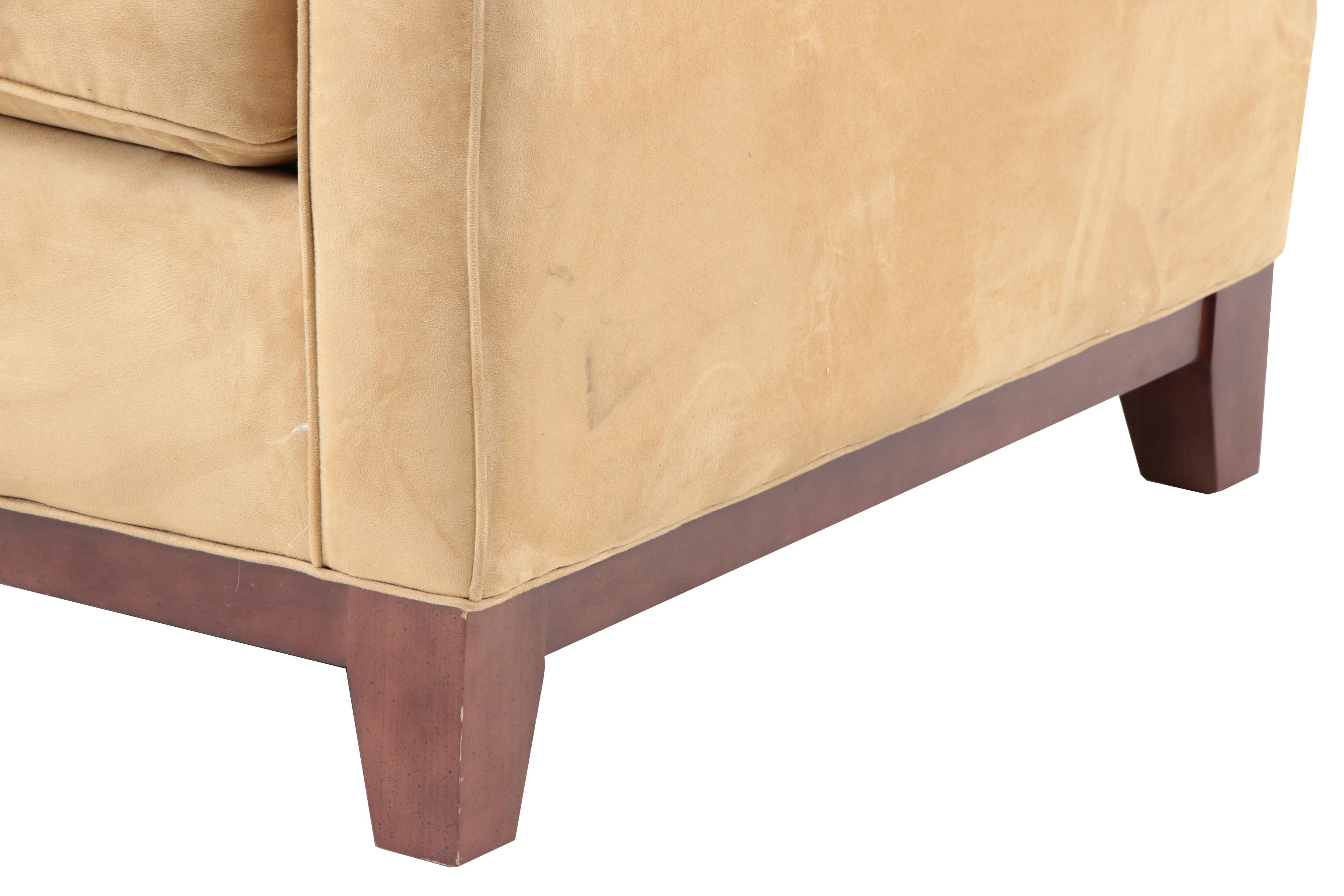 Tan Upholstered Loveseat by Norwalk Furniture