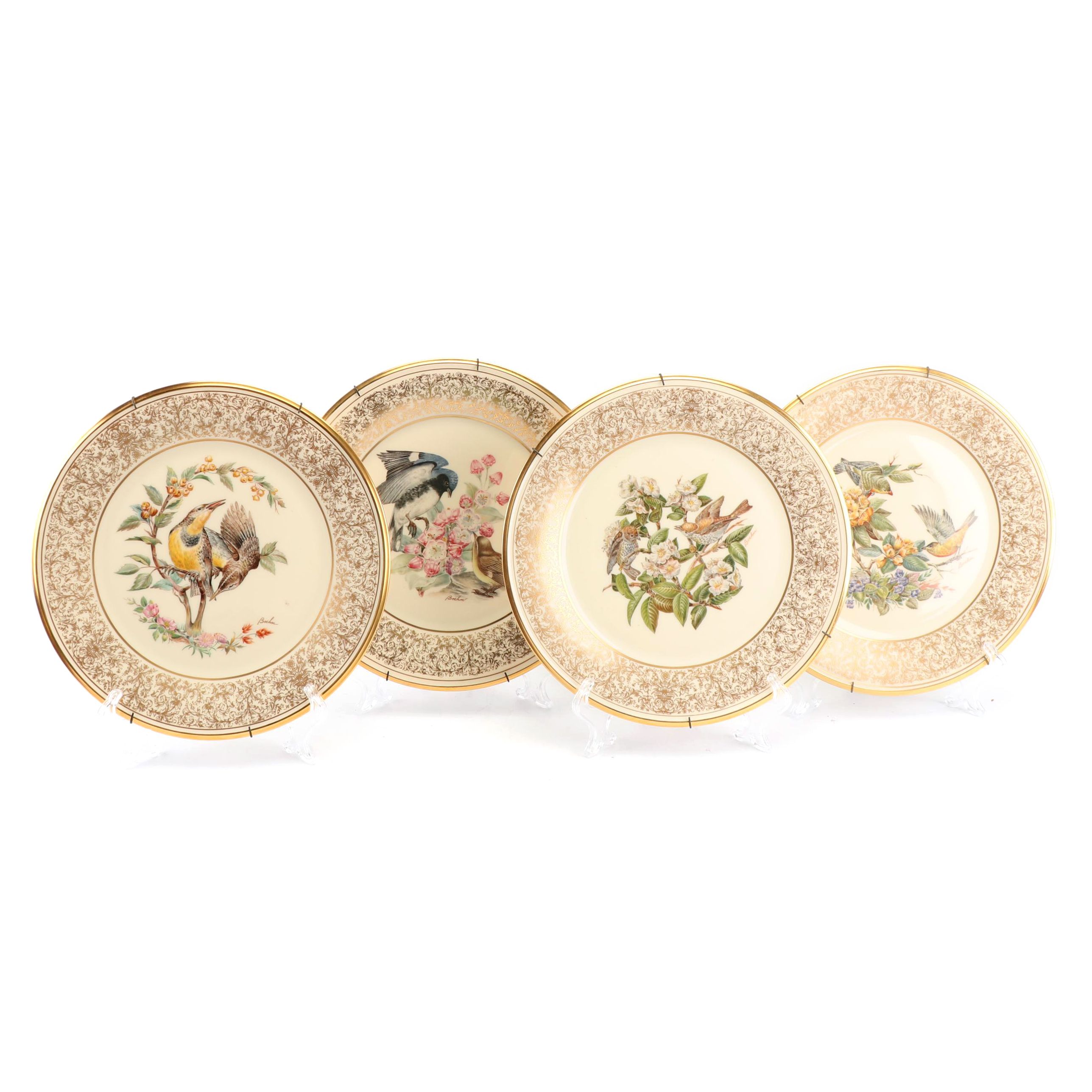 Vintage Lenox "Boehm Birds" Porcelain Collector Plates