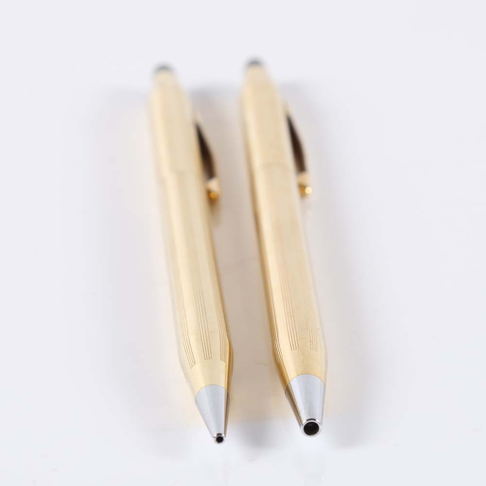 Vintage Cross 12K Gold Filled Pencil and Pen Set